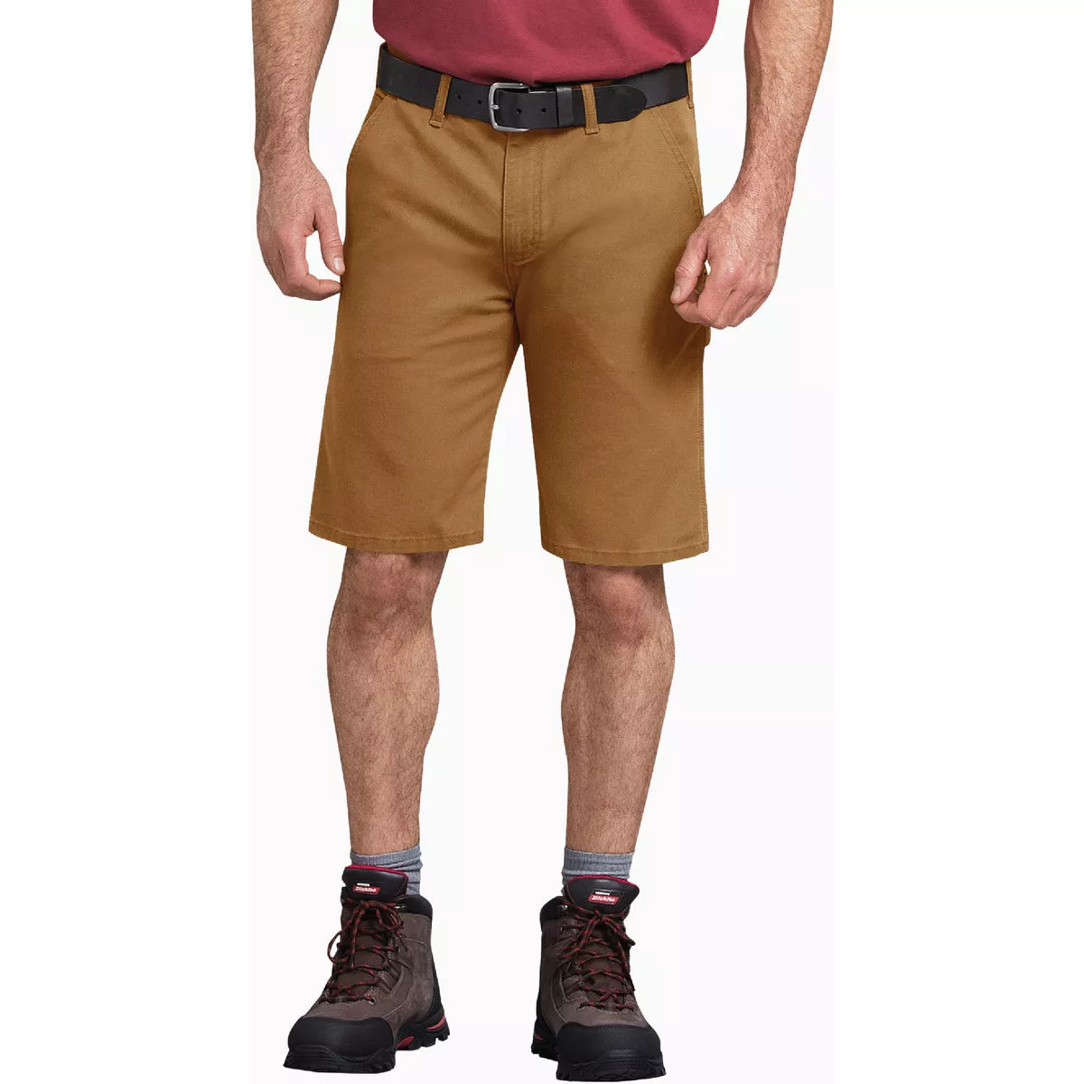 Dickies Men's 34 In. Stonewashed Brown Duck Duck Carpenter Shorts