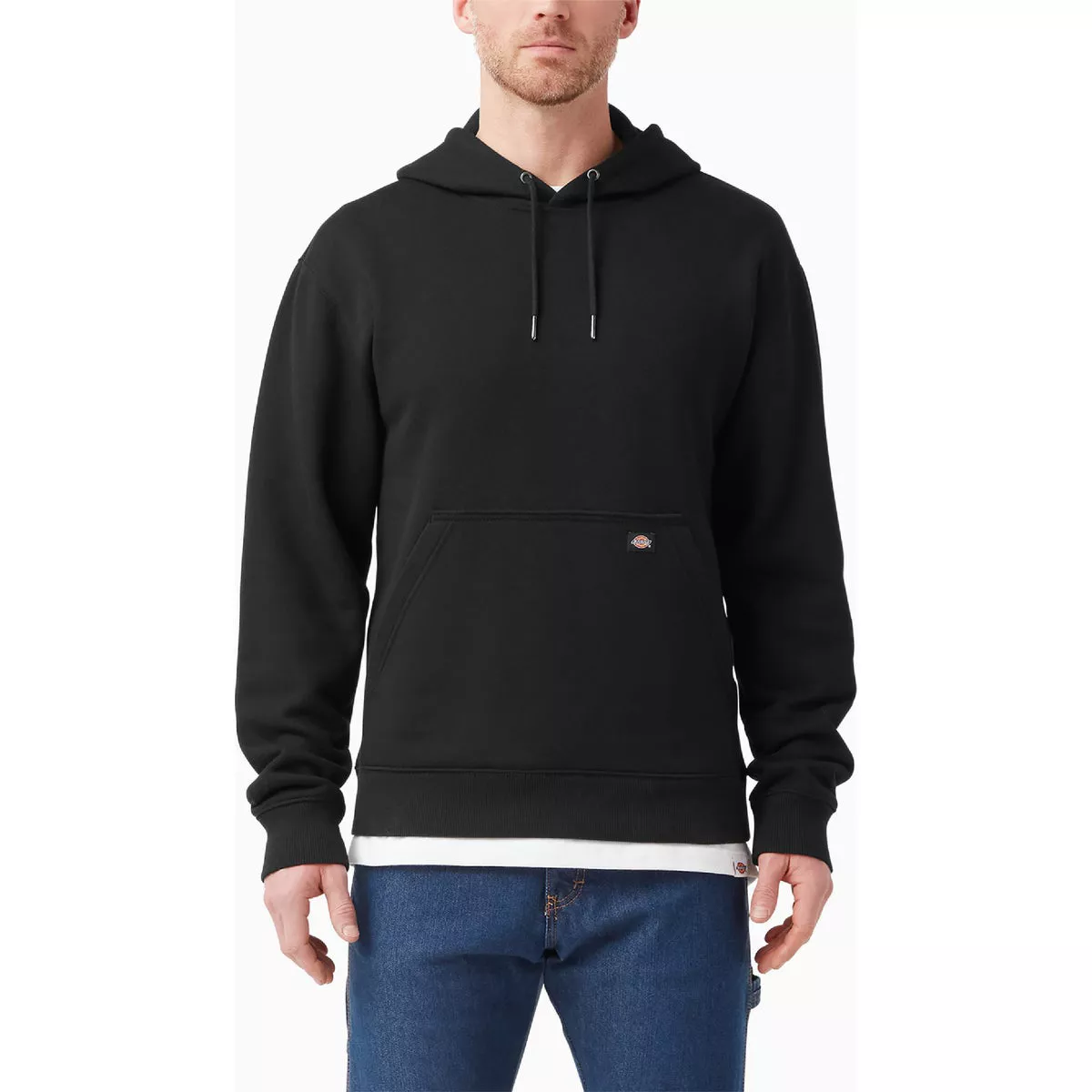 Dickies Men's XL Black Water Repellent Logo Sleeve Hoodie