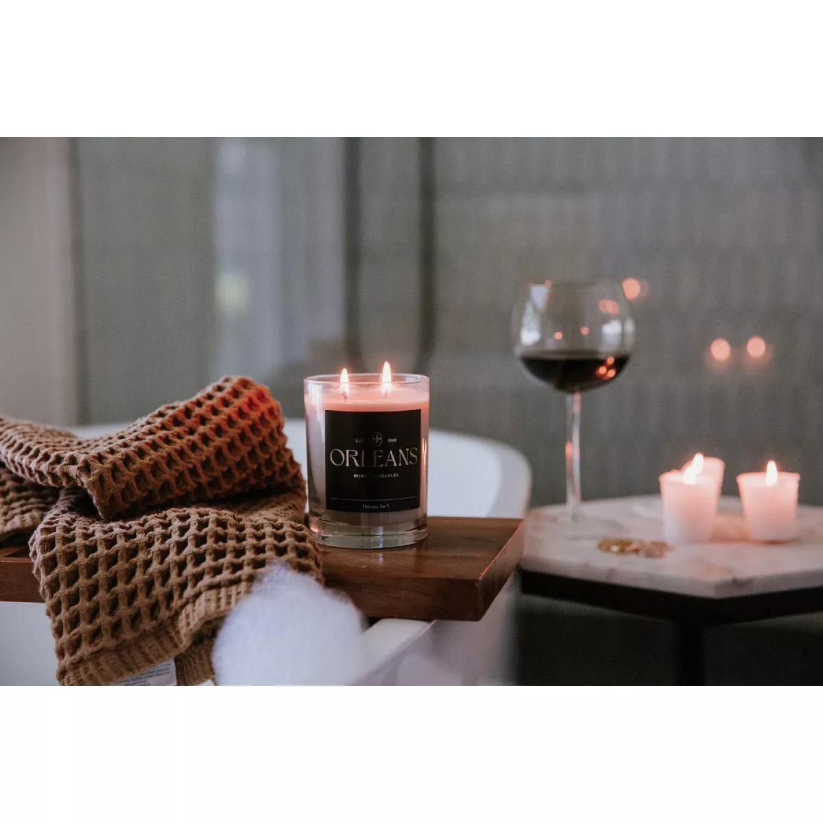 Orleans Home Fragrances 2-Wick Elite Lavender Candle