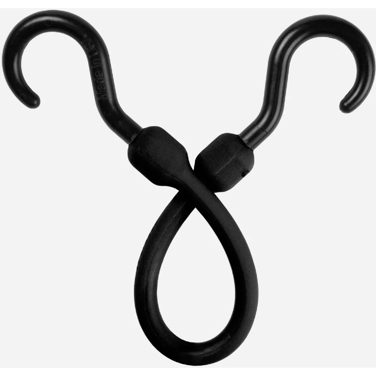 The Perfect Bungee 12 In. Heavy Duty Premium Round Poly Bungee Cord, Black-