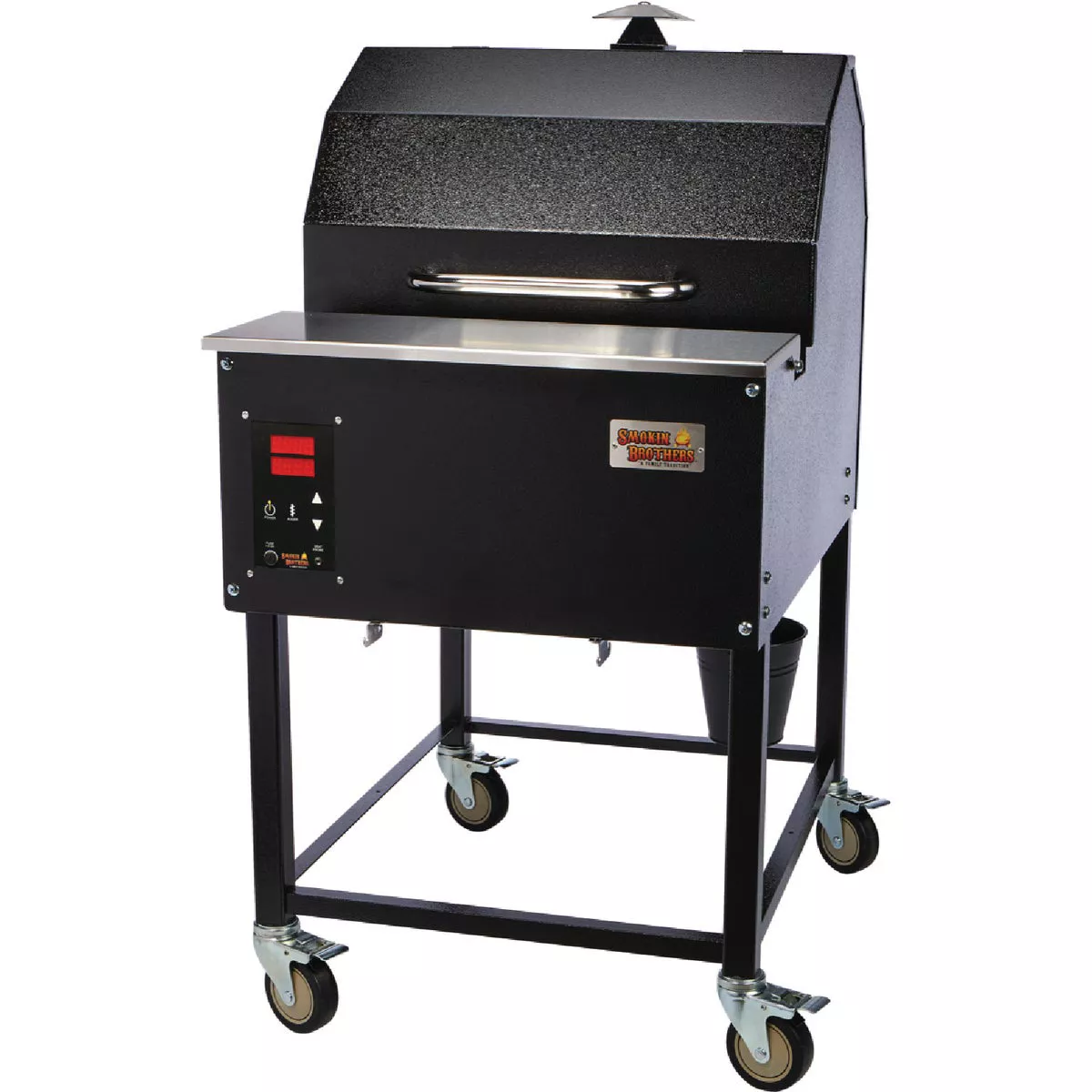 Smokin Brothers Premier Plus Black 24 In. Pellet Grill