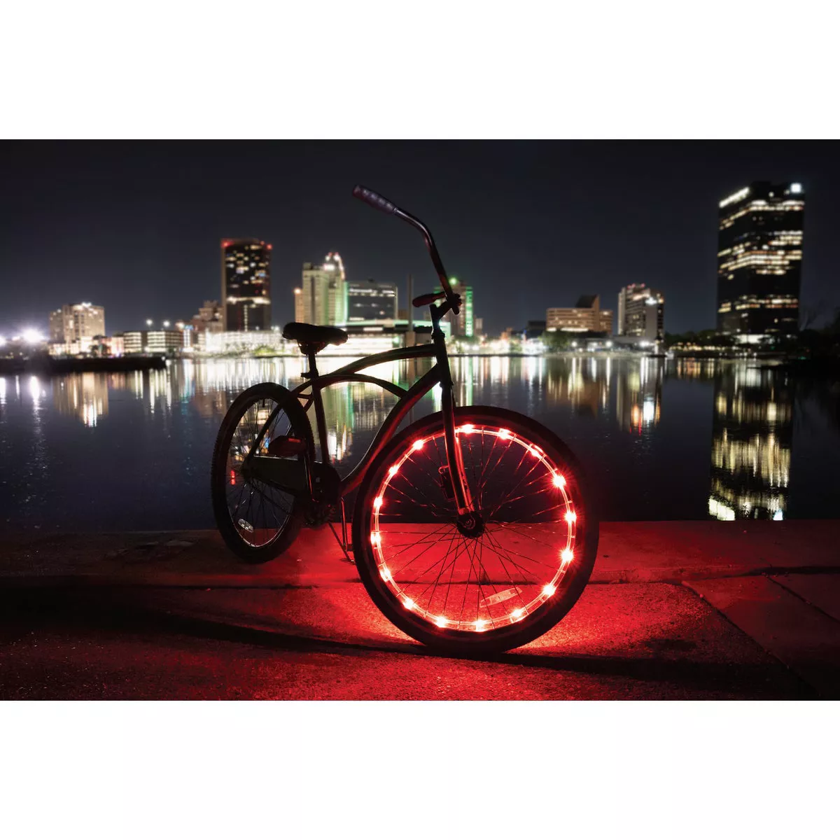 Wheelbrightz LED Red Bike Wheel Light