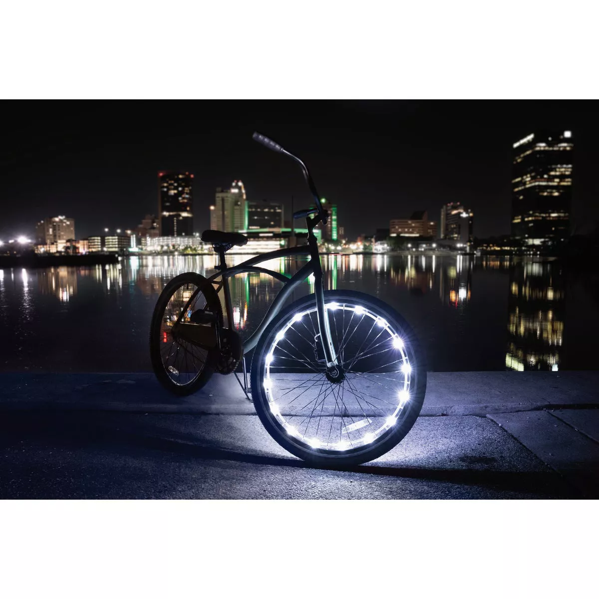 Wheelbrightz LED White Bike Wheel Light