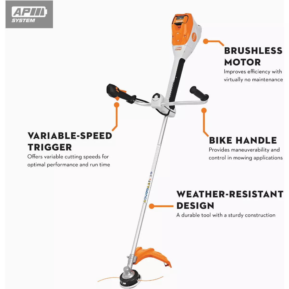 STIHL FSA 200 Cordless String Trimmer (Tool Only)- - photo 2
