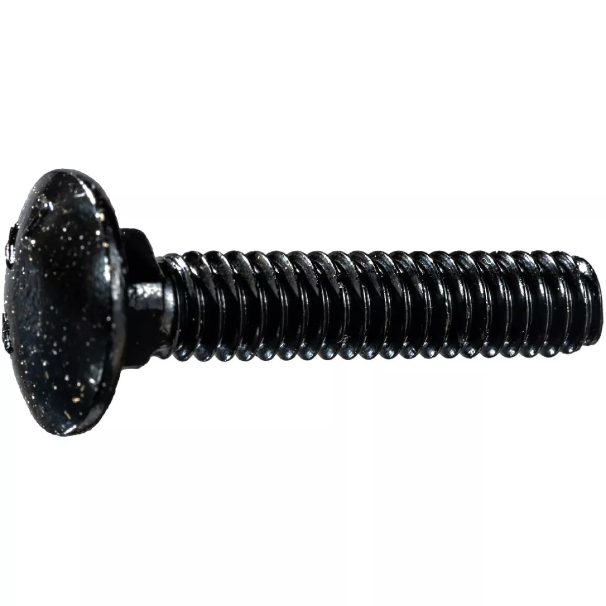 Midwest Fastener 1/4 In.-20 x 1-1/4 In. Black Coated Steel Coarse Thread Carriage Bolt (12 Ct.)