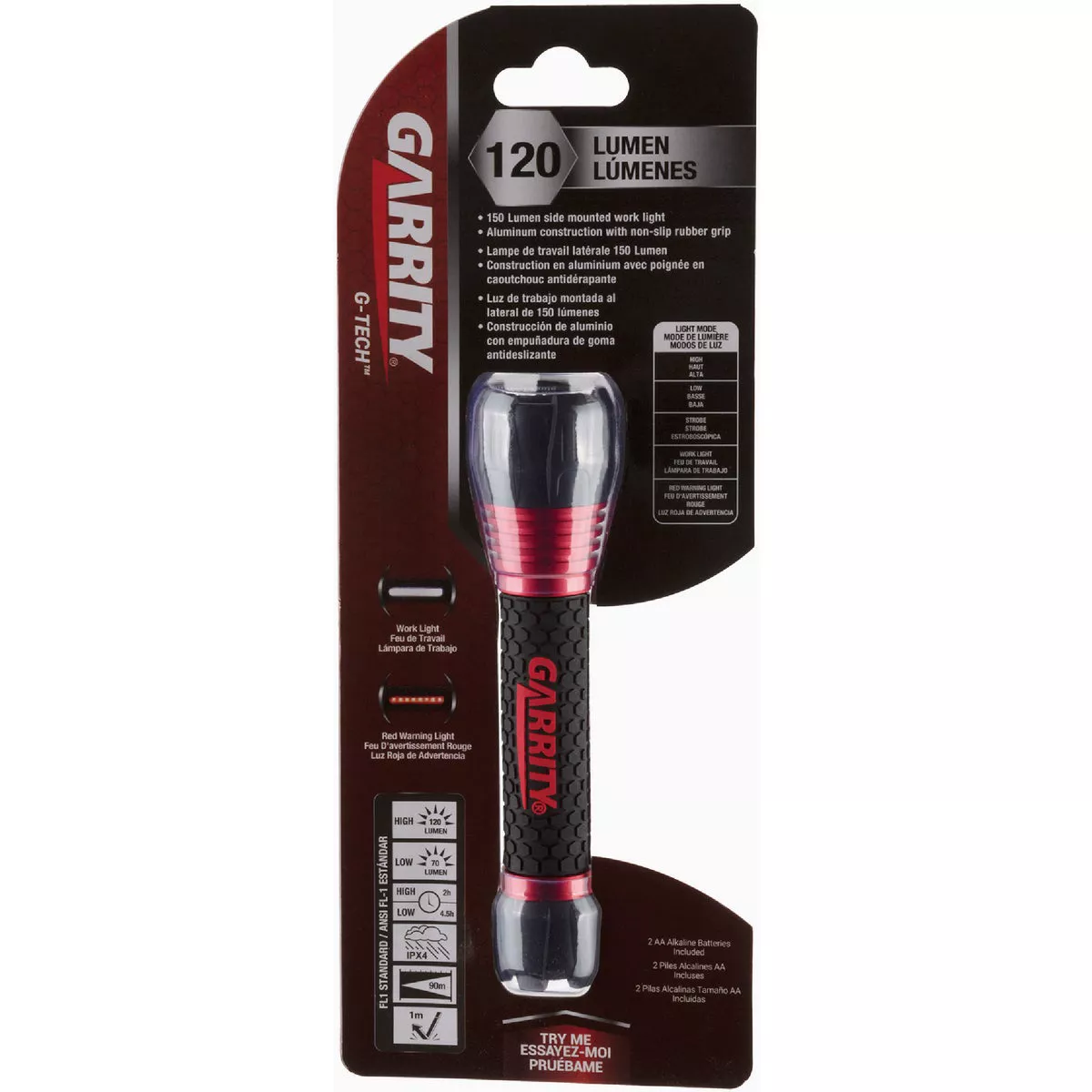 Garrity 120lm G-Tech LED Flashlight