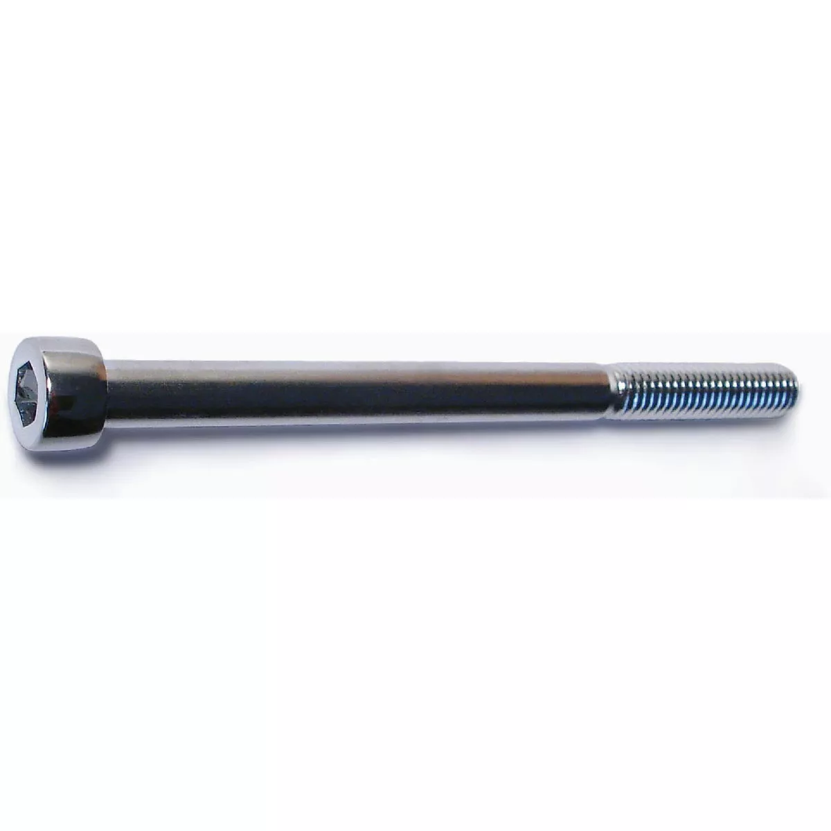 Midwest Fastener 6mm-1.0 x 80mm Chrome Plated Class 12.9 Steel Coarse Thread Knurled Head Hex Socket Cap Screws (4 Ct.)