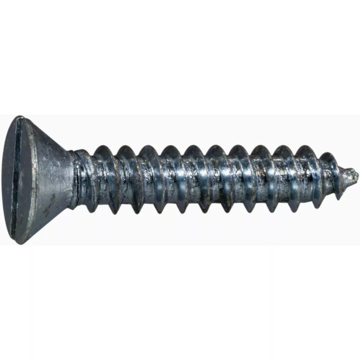 Midwest Fastener #10 x 1 In. Zinc Plated Steel Slotted Flat Head Sheet Metal Screws (40 Ct.)