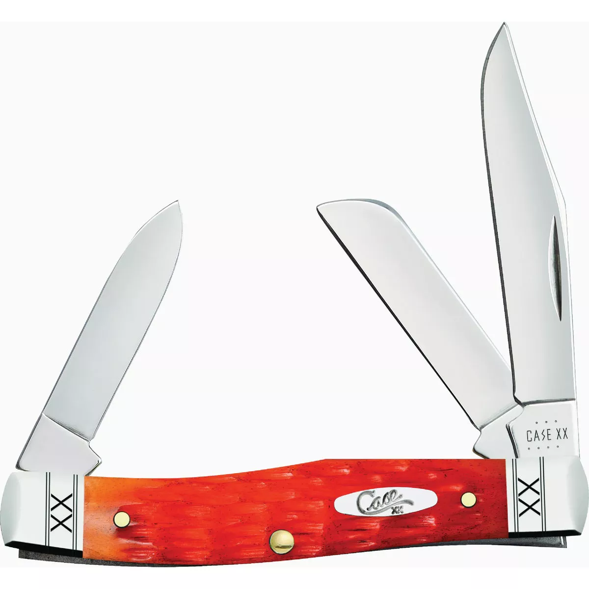 Case Cayenne Bone Crandall Jig Medium Stockman Pocket Knife