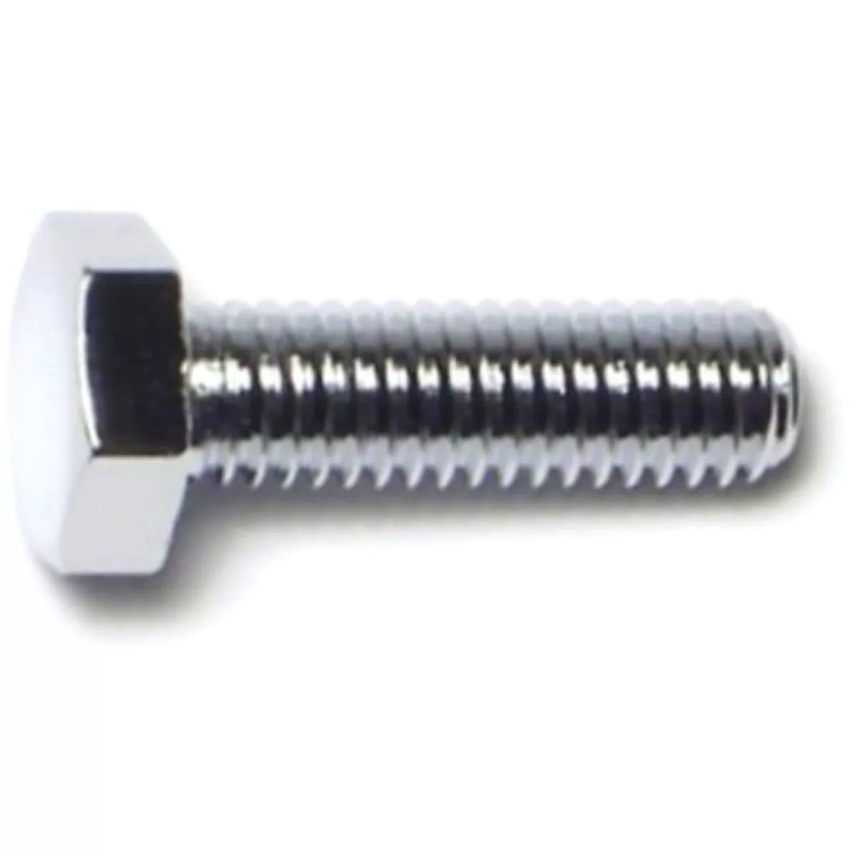 Midwest Fastener 6mm-1.0 x 20mm Chrome Plated Class 8.8 Steel Coarse Thread Hex Cap Screws (10 Ct.)-