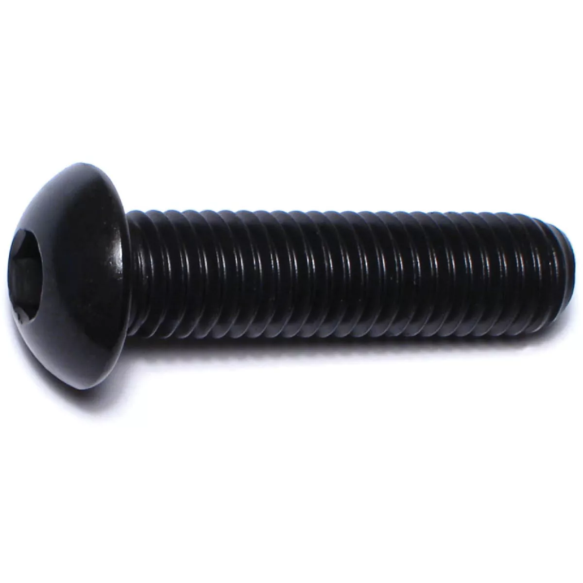 Midwest Fastener 10mm-1.5 x 40mm Black Oxide Class 10.9 Steel Coarse Thread Button Head Hex Socket Cap Screws (2 Ct.)