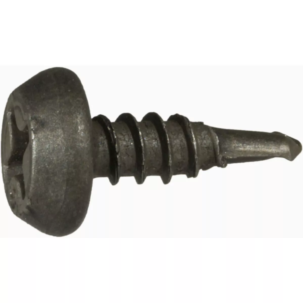 Midwest Fastener #6-20 x 7/16 In. Black Phosphate Steel Phillips Pan Head Framing Self-Drilling Screws