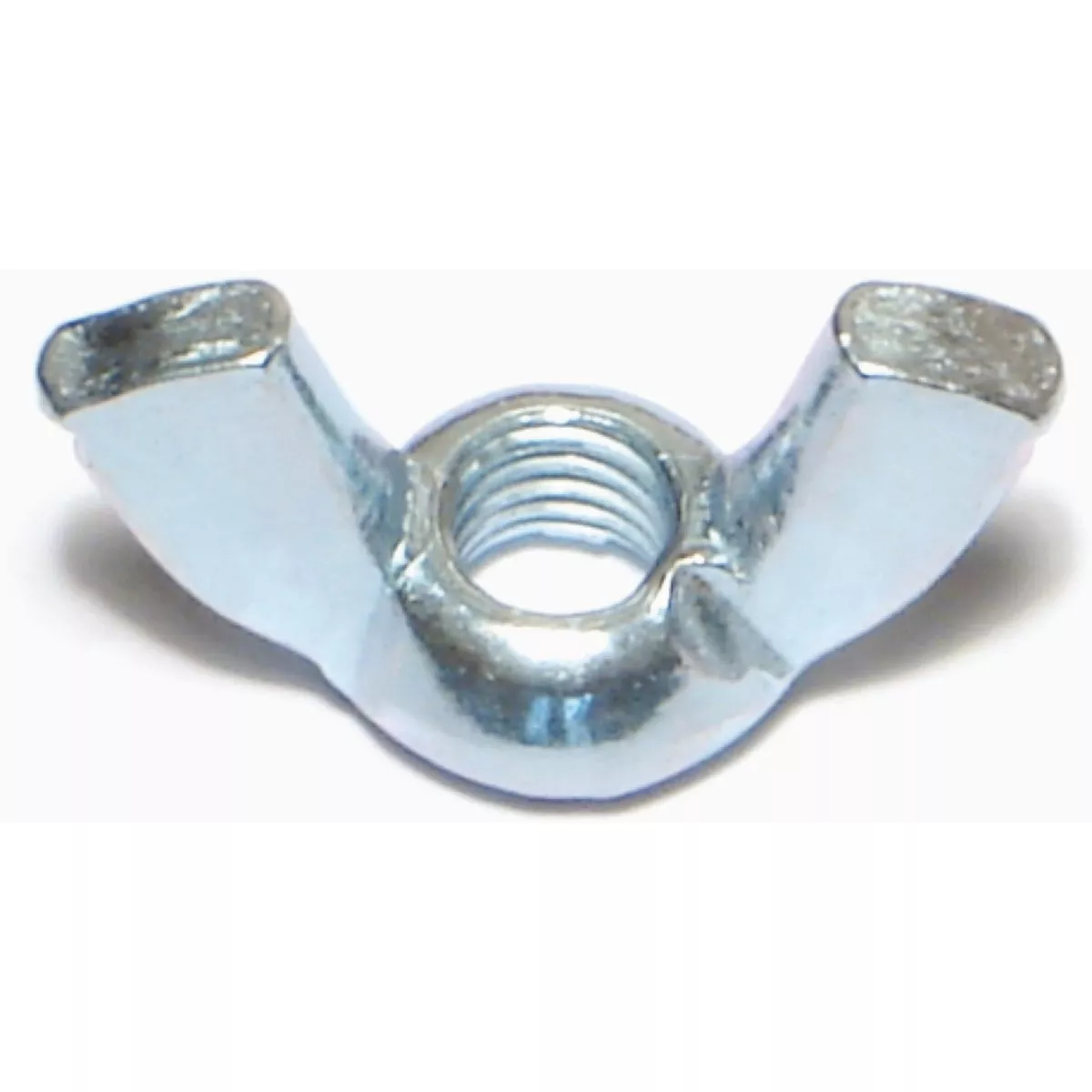Midwest Fastener 1/4 In.-28 x 1-3/32 In. Zinc Plated Steel Fine Thread Cold Forged Wing Nuts (25 Ct.)
