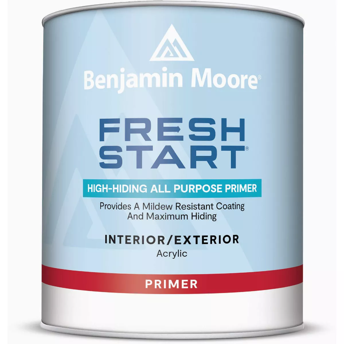 Benjamin Moore Fresh Start High-Hiding All-Purpose Interior/Exterior Stain Blocking Primer, White, 1 Qt.