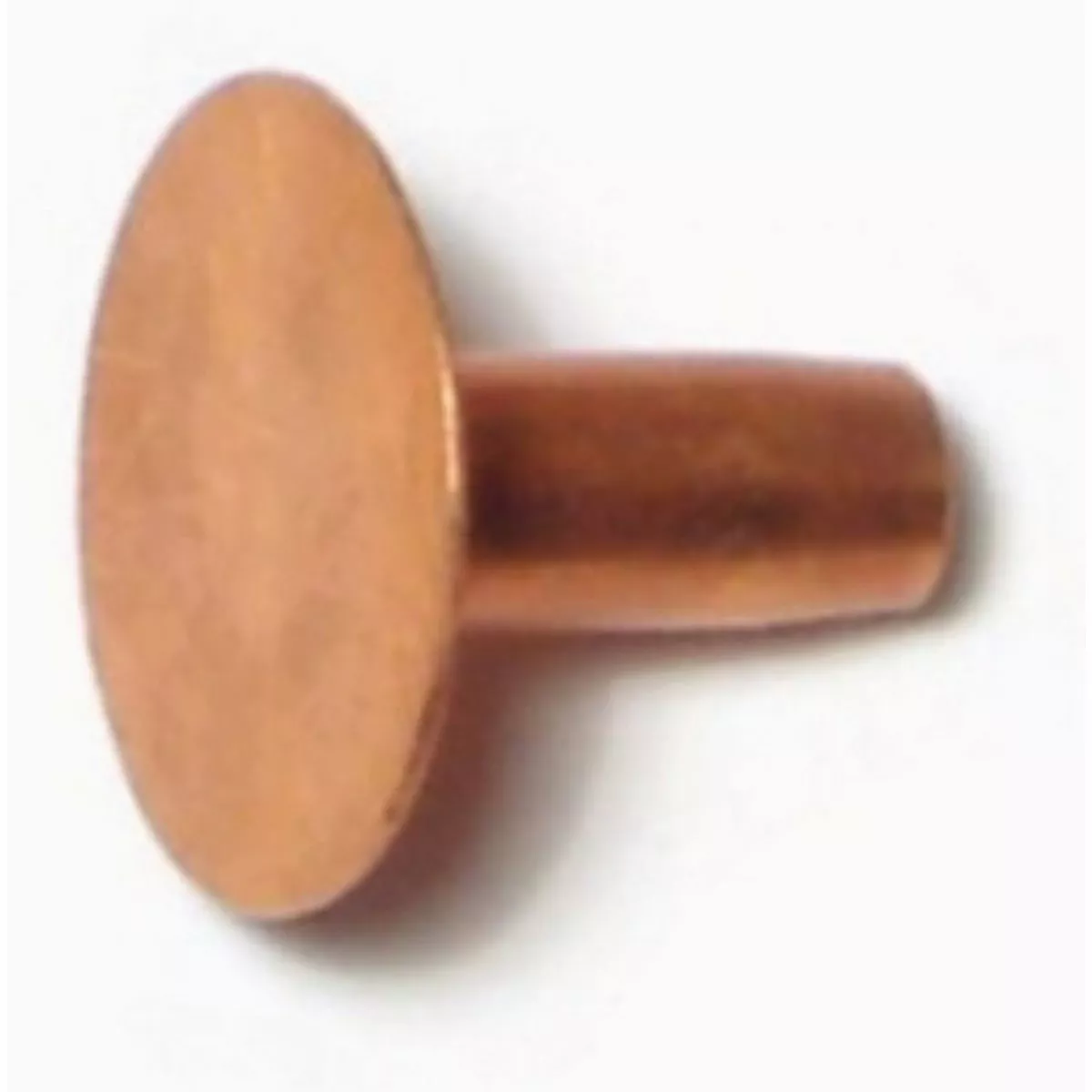 Midwest Fastener #10 x 0.44 In. x 3/8 In. Copper Flat Countersunk Head Belt Rivet