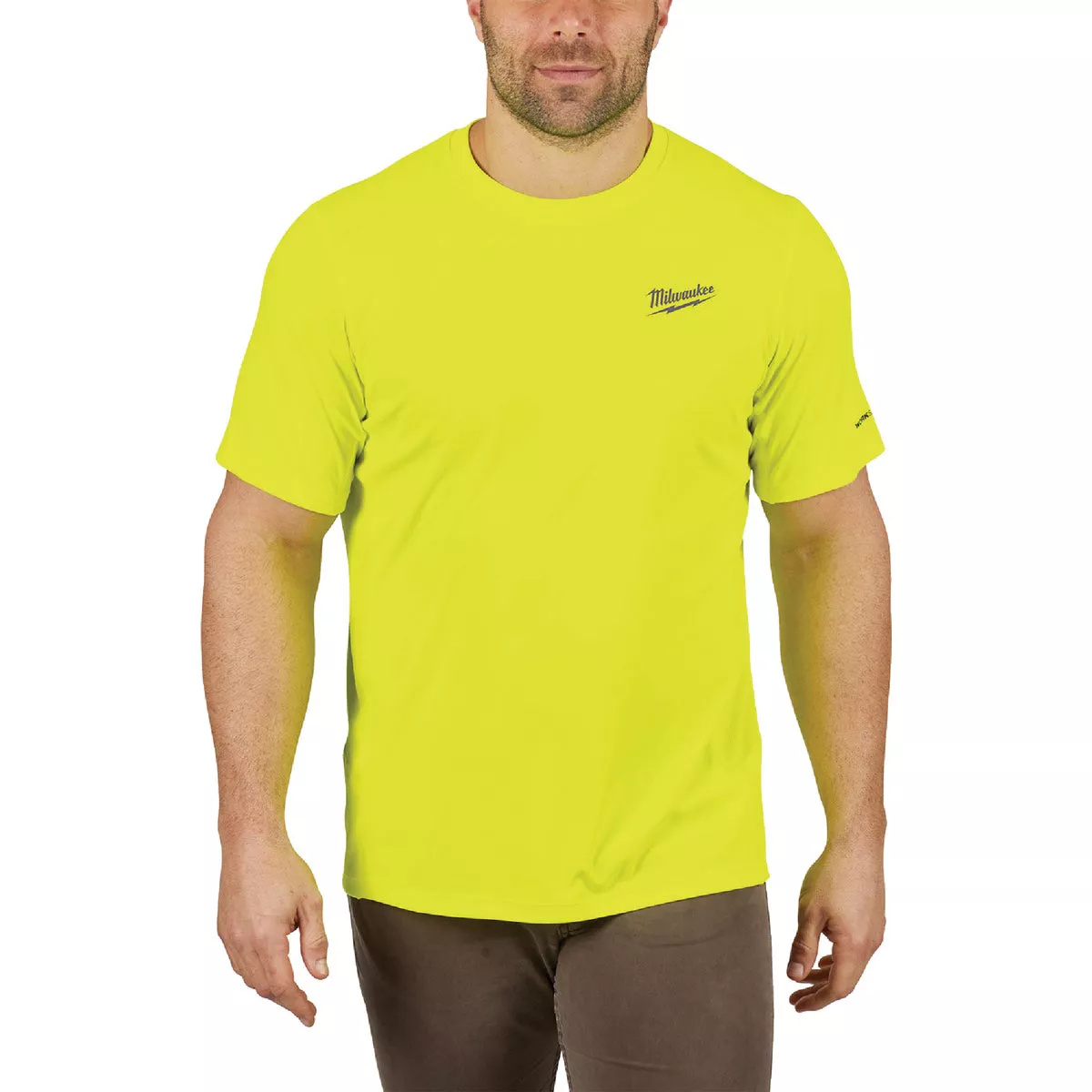 Milwaukee Workskin 3XL Hi-Vis Short Sleeve Unisex Lightweight Performance Shirt