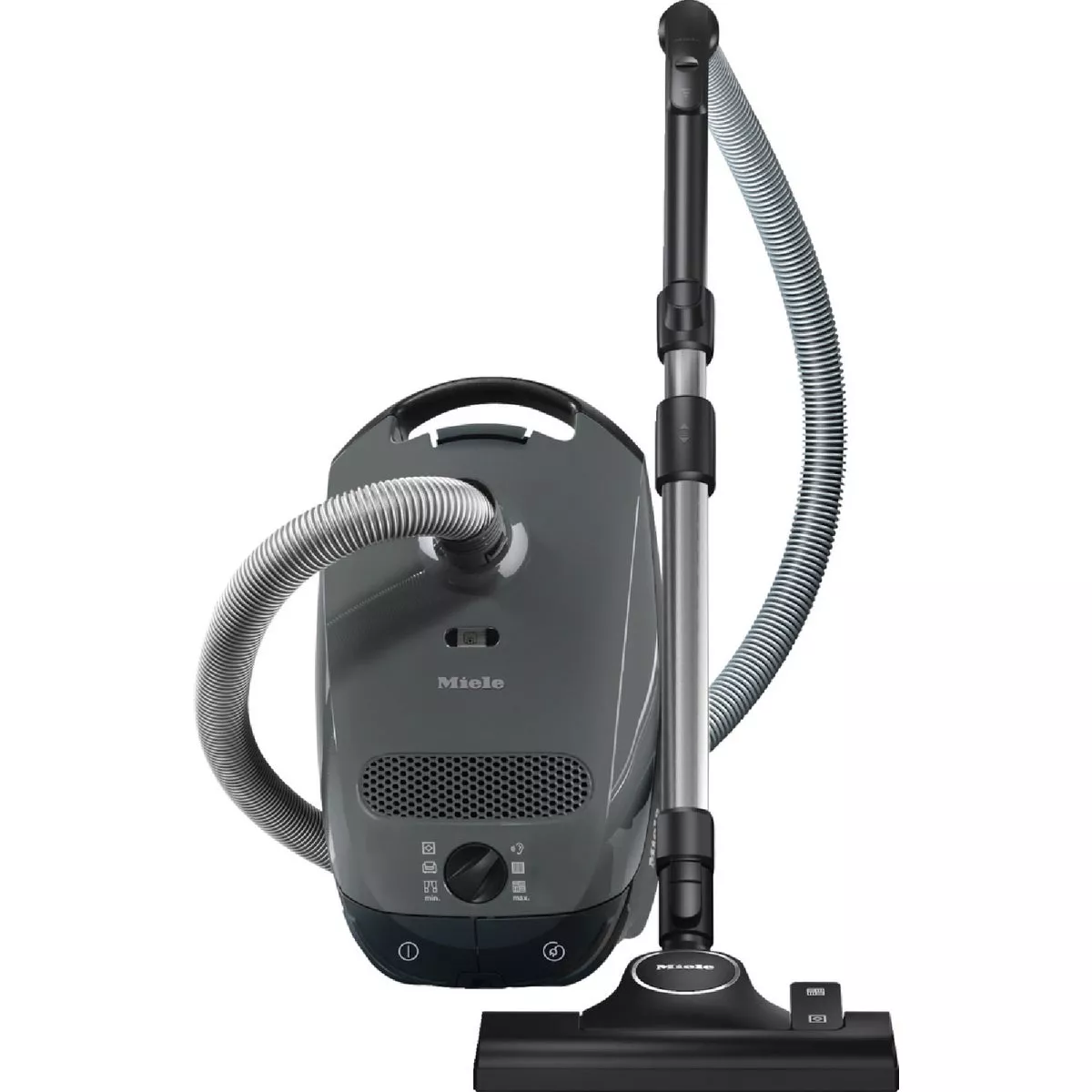 Miele Classic C1 Pure Suction PowerLine Canister Vacuum Cleaner, Graphite Grey