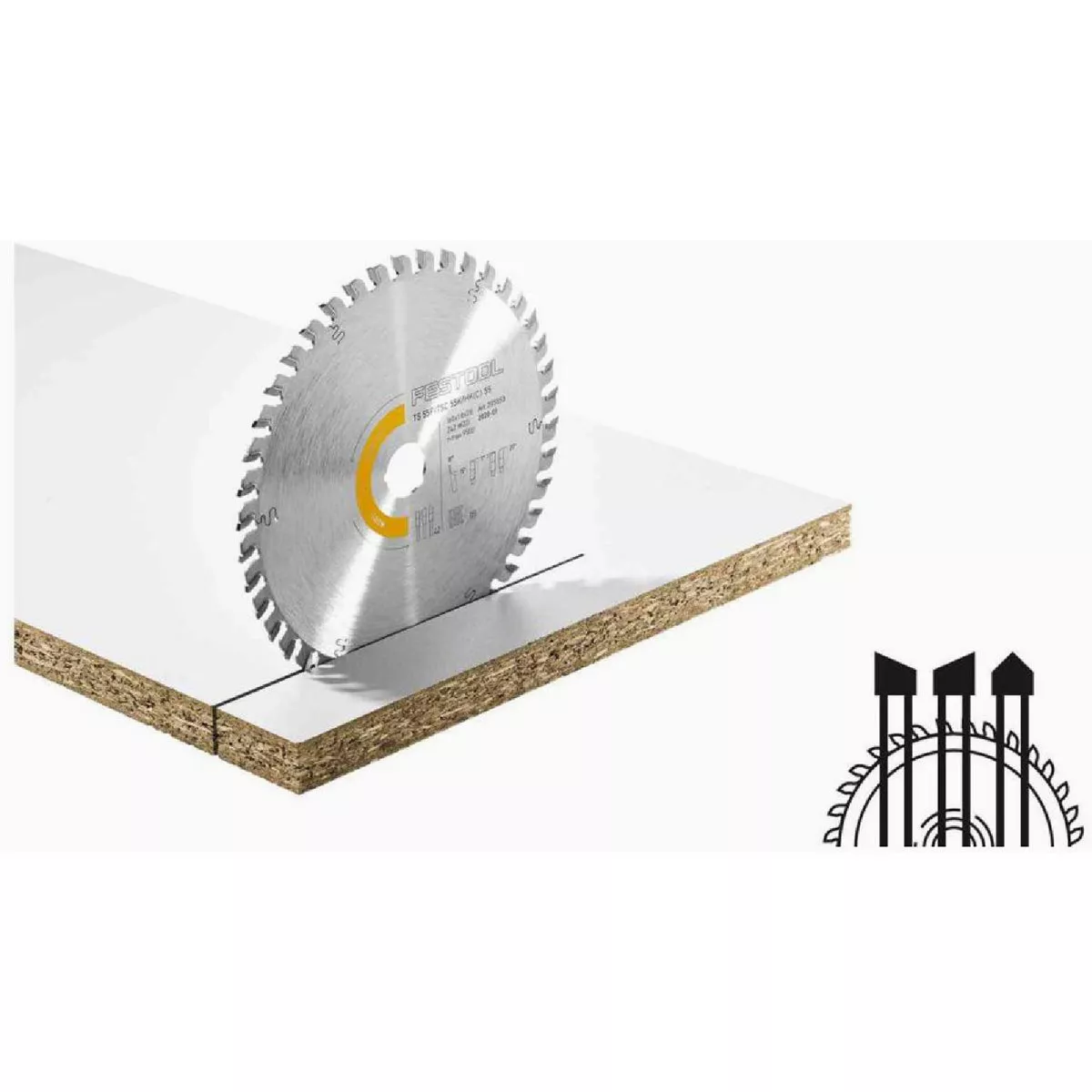 Festool HW 160x1,8x20 WD42 Wood Fine Cut Saw Blade