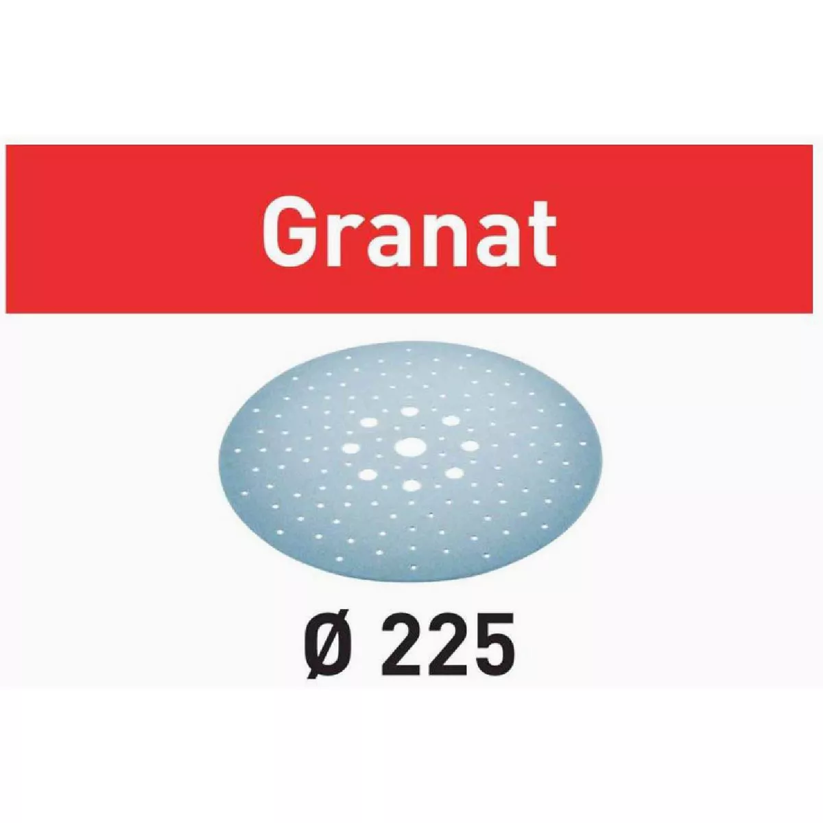 Festool STF D225/128 P320 GR/25 Granat Vented Sanding Disc (25-Pack)