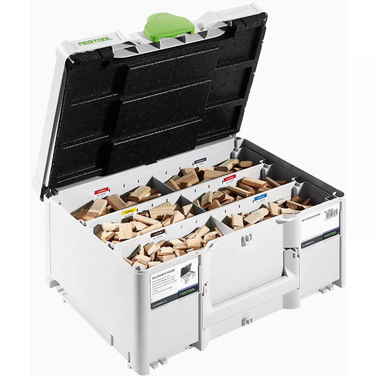 Festool DOMINO Beech Tenons Assortment (1060-Piece)