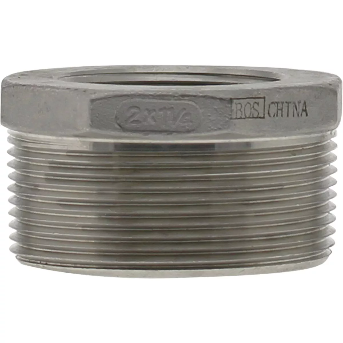 PLUMB-EEZE 2 In. MIP x 1-1/4 In. FIP Stainless Steel Bushing-