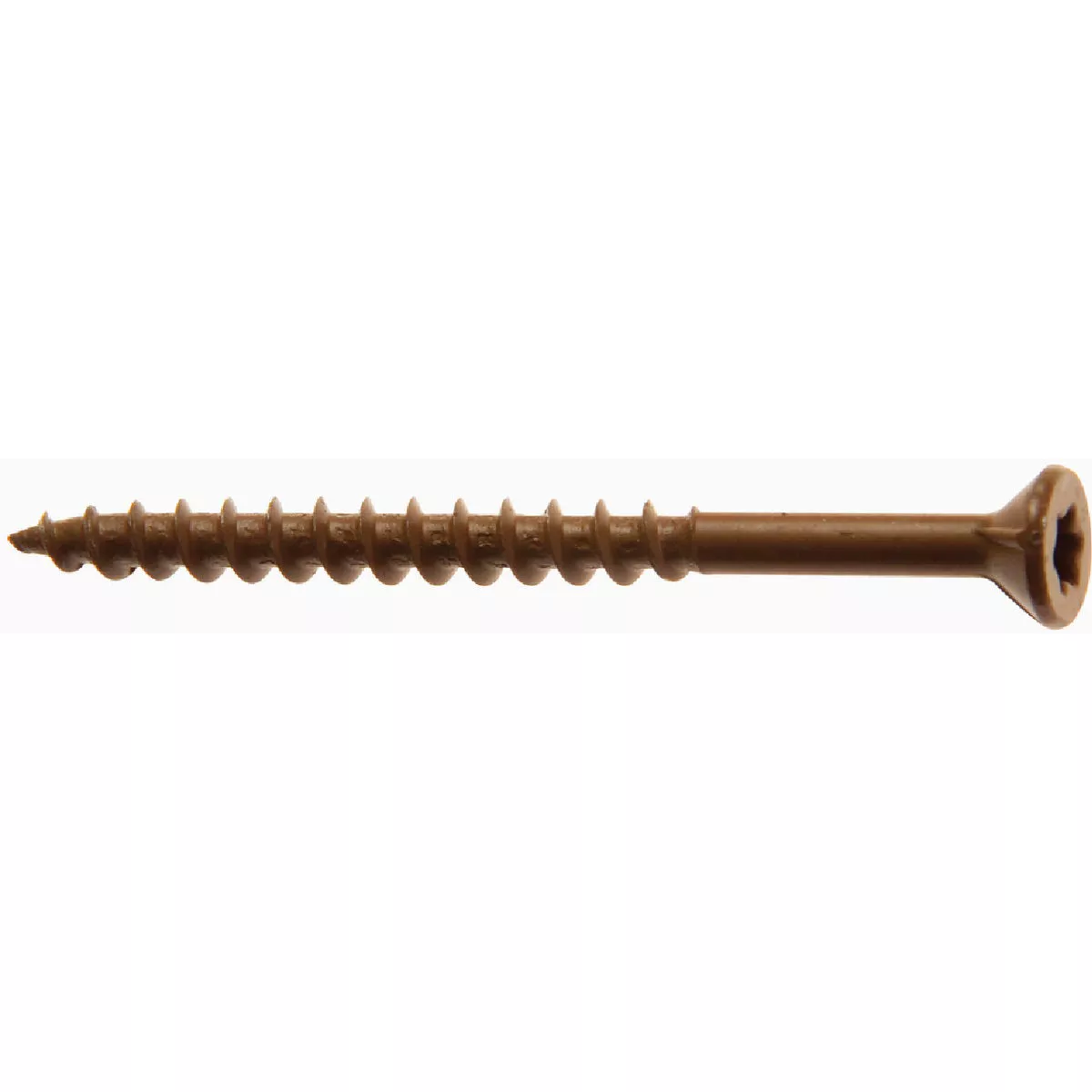 Grip-Rite PrimeGuard Plus #8 x 1-5/8 In. Red Star Flat-Head Wood Deck Screw (5 Lb.)