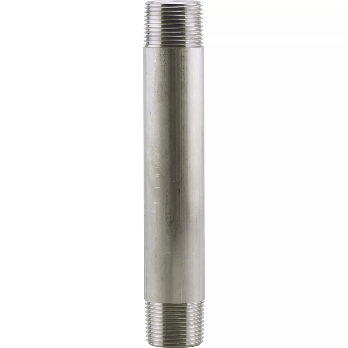 PLUMB-EEZE 3/4 In. MIP x 8 In. Stainless Steel Nipple