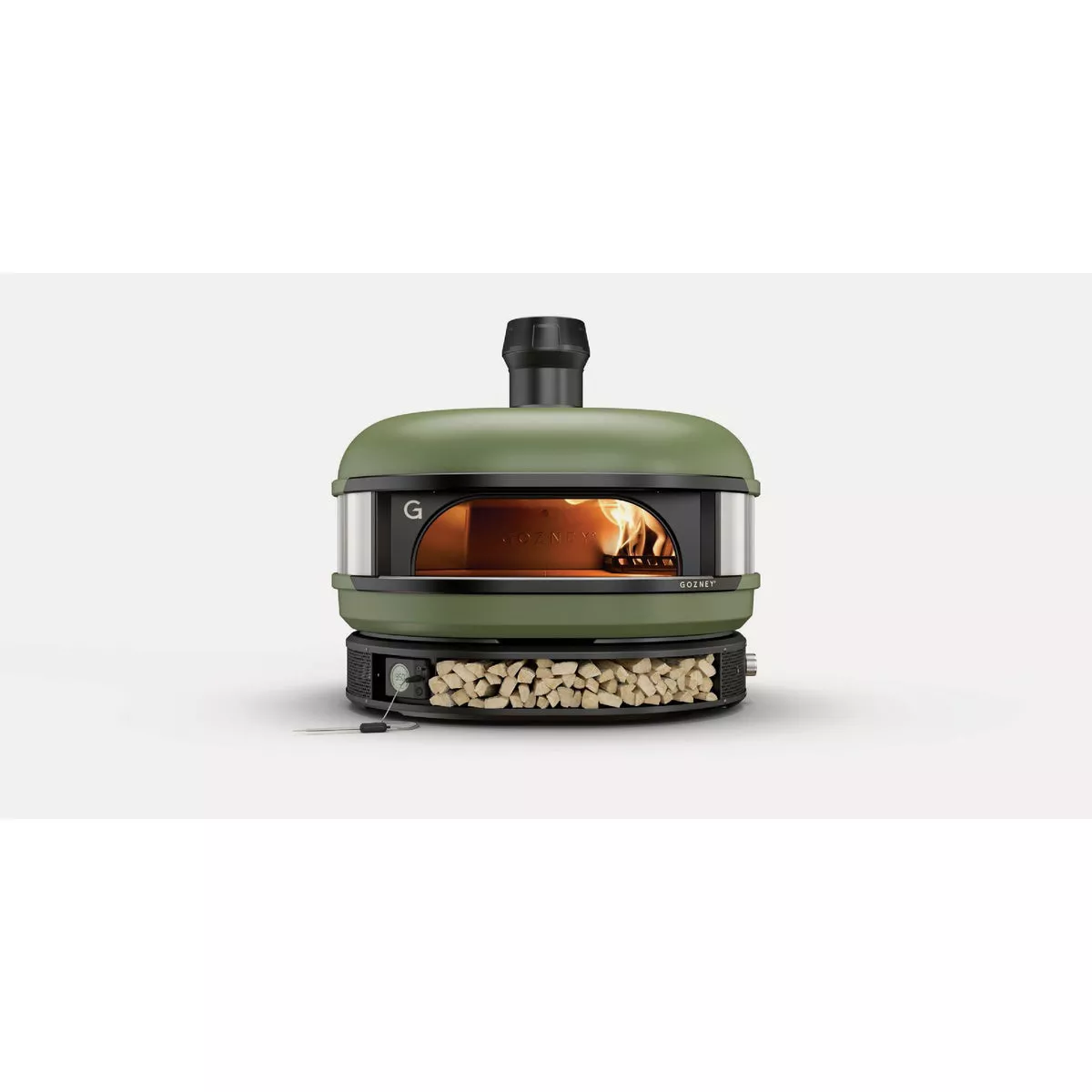 Gozney Dome Dual Fuel Natural Gas Pizza Oven, Olive
