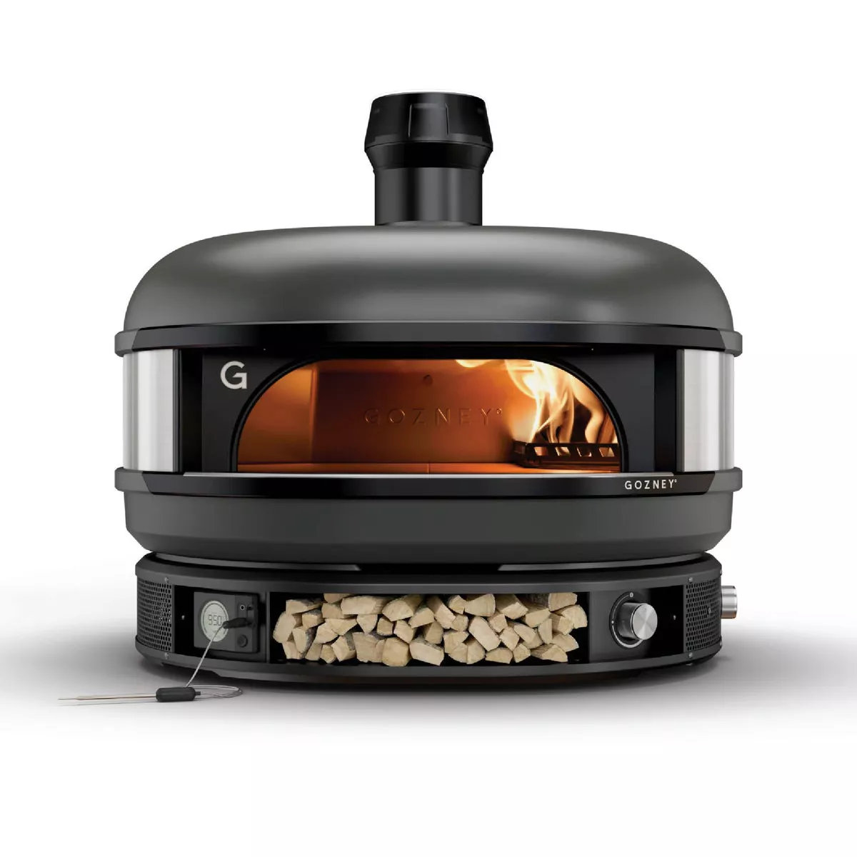 Gozney Dome Dual Fuel Propane Pizza Oven, Off Black