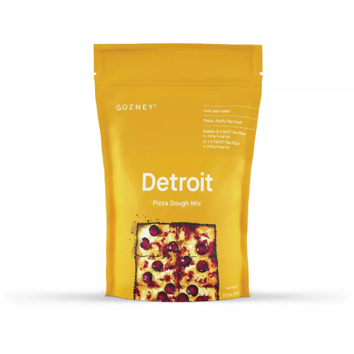Gozney Detroit Pizza Dough Mix