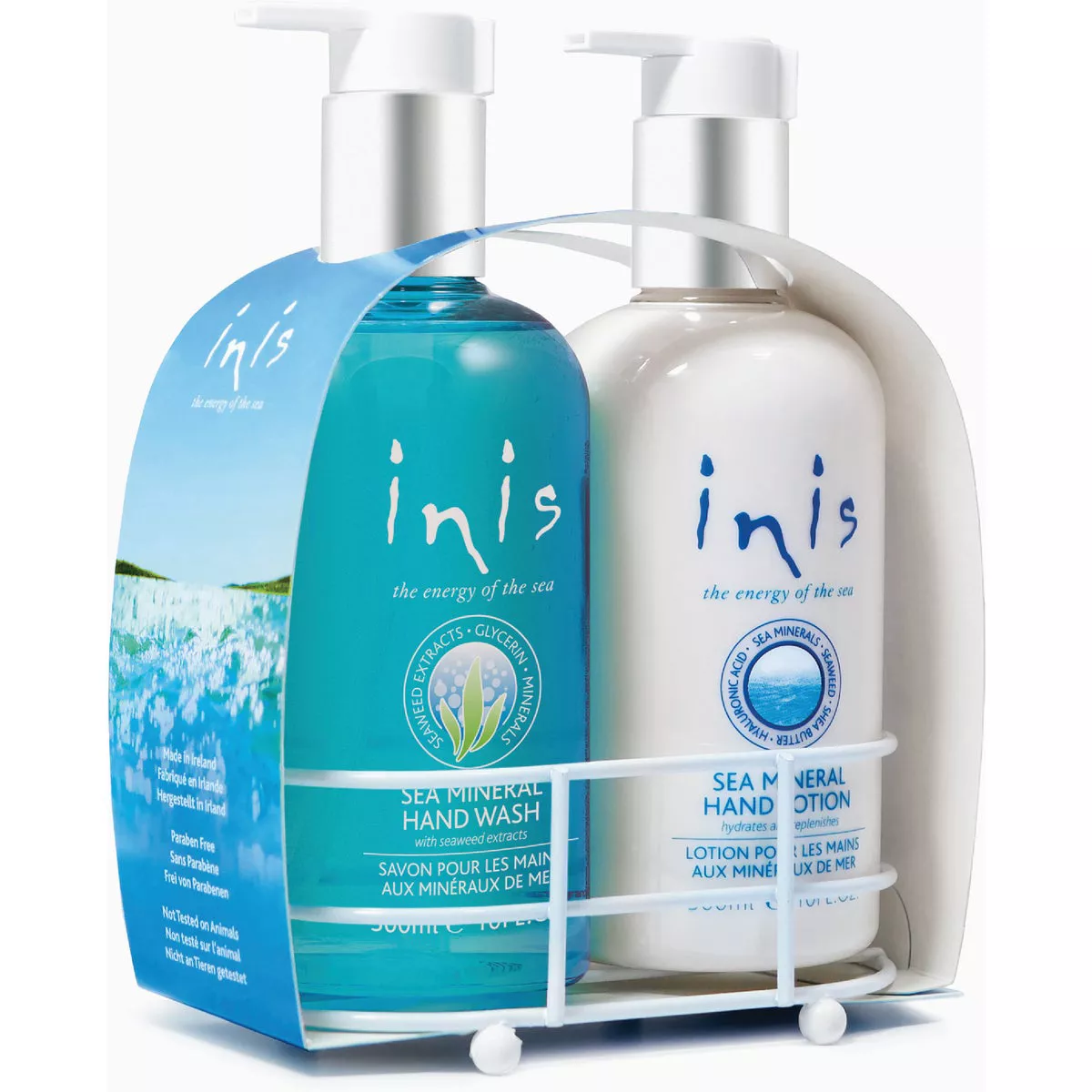 Inis 2-Piece 10 Oz. Hand Care Kit with Caddy