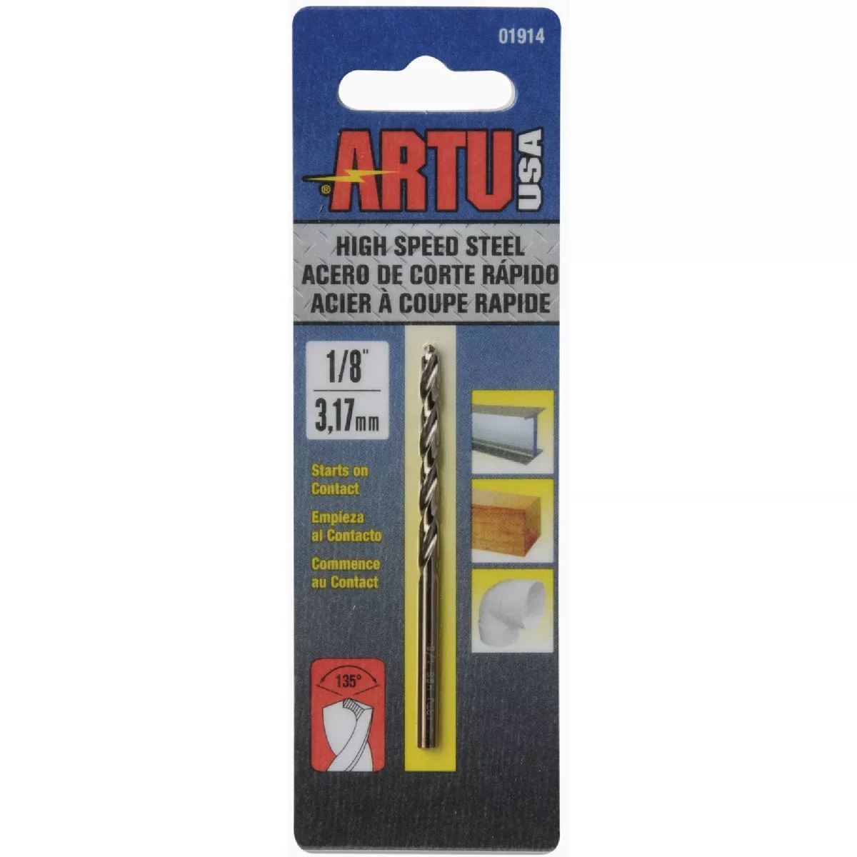 ARTU 1/8 In. HSS Drill Bit