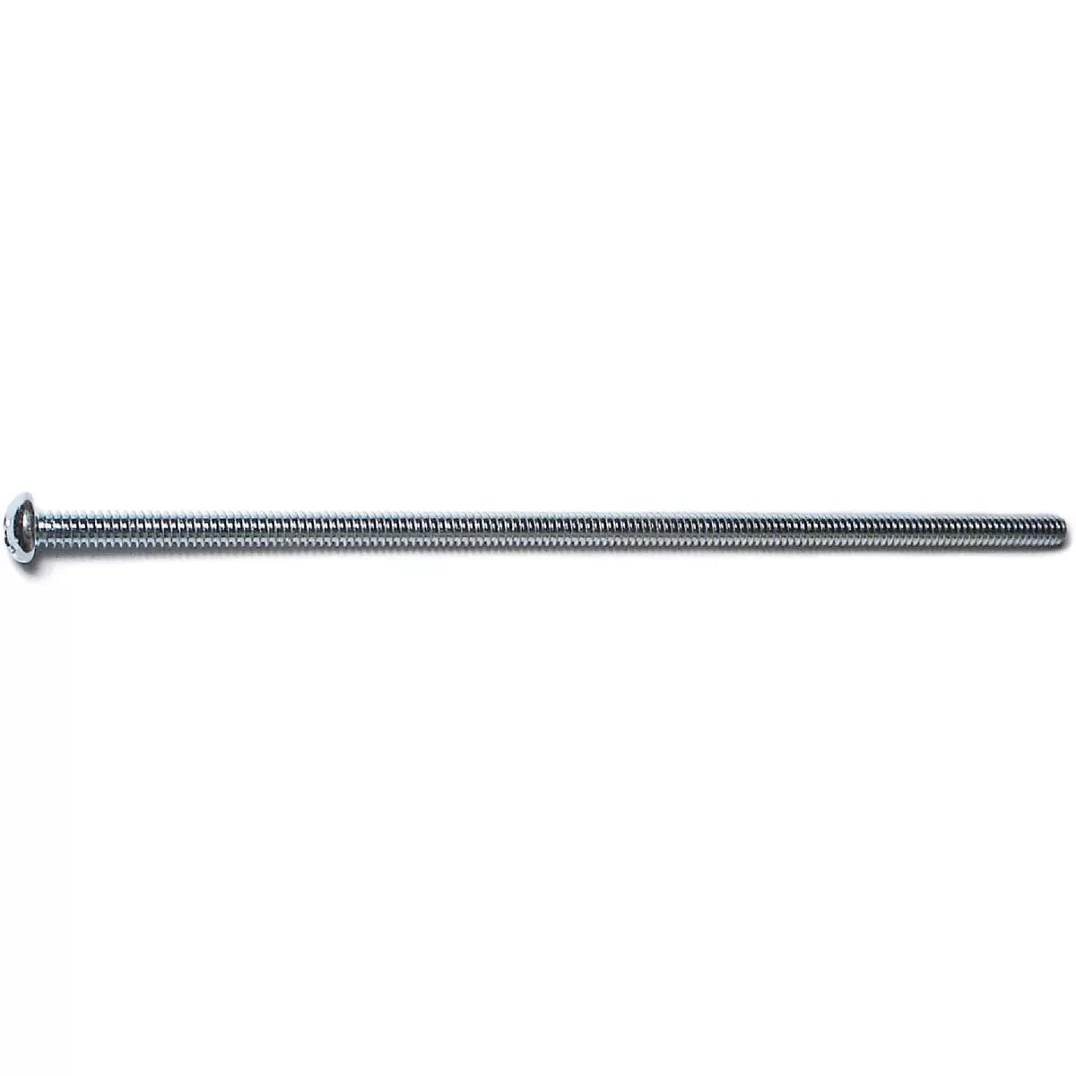 Midwest Fastener #10-24 x 6 In. Zinc Plated Steel Coarse Thread Combo Round Head Machine Screws (12 Ct.)-