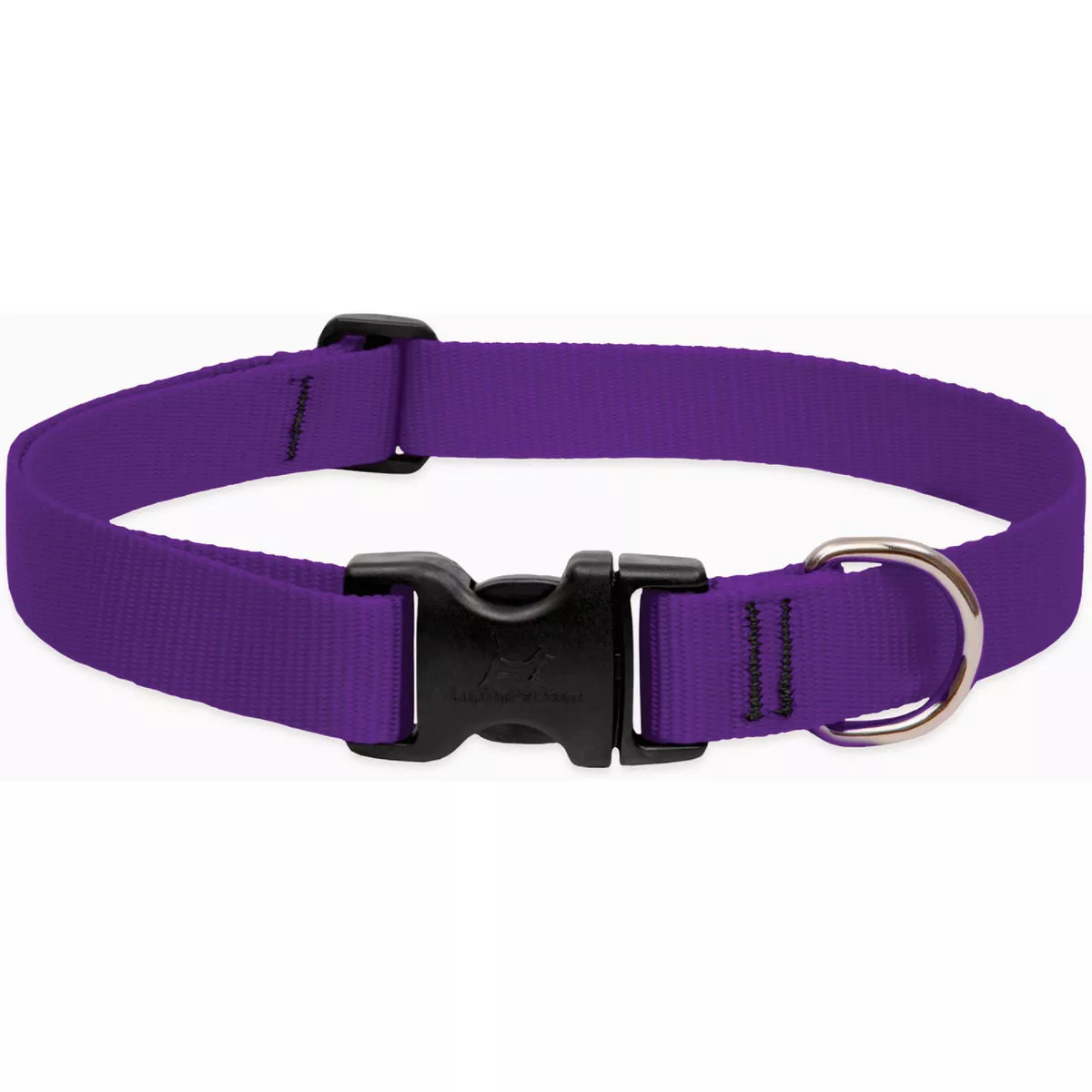 Lupine Adjustable 12 to 20 In. Purple Medium to Large Dog Nylon Dog Collar