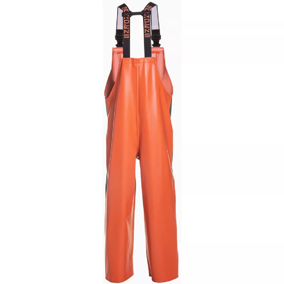 Grundens Hauler Large Orange/Gray Commercial Fishing Bib Overalls