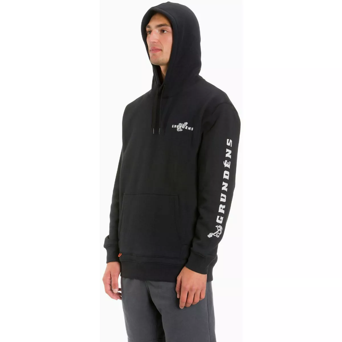 Grundens X-Large Black Mermaid Pullover Hooded Sweatshirt - photo 2
