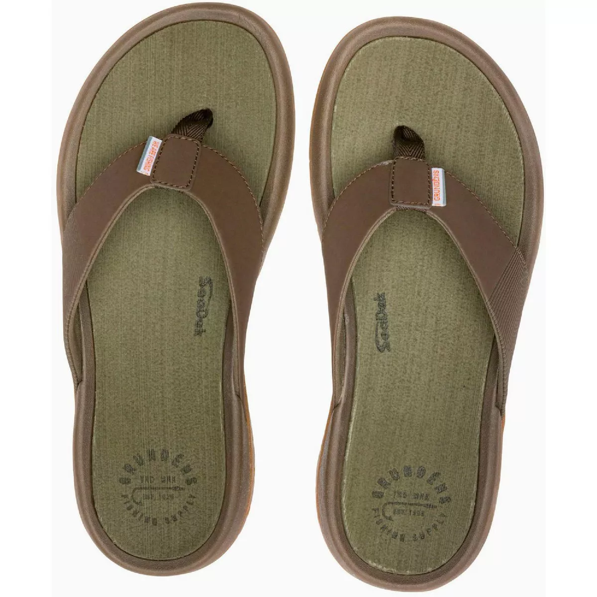 Grundens Men's 14M Dark Brown Fishfinder Sandal - photo 3