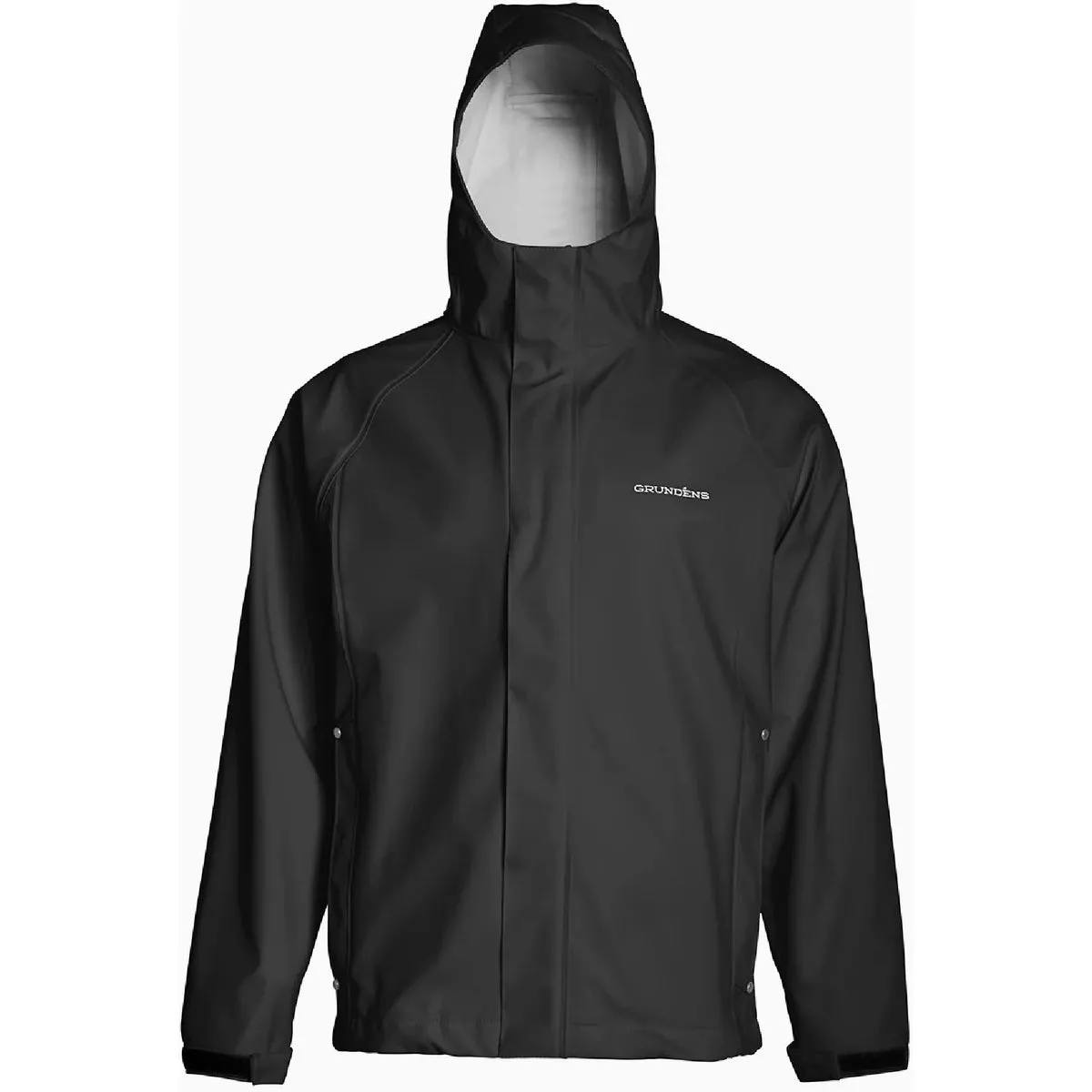 Grundens Men's Medium Black Neptune 319 Commercial Hooded Fishing Jacket-