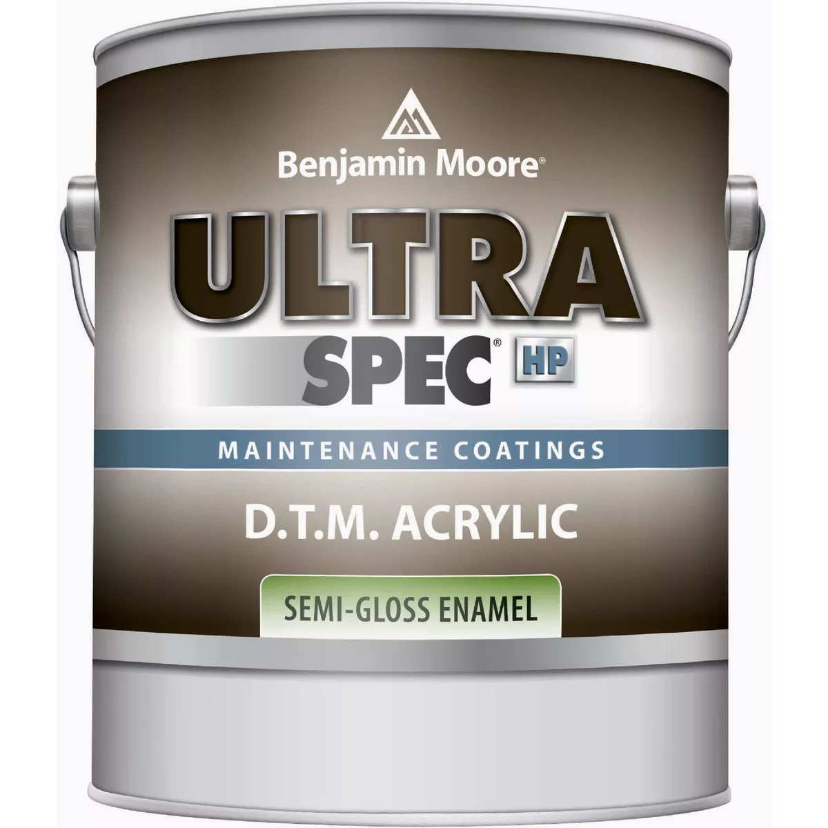 Benjamin Moore Ultra Spec HP DTM Acrylic Semi Gloss Industrial Enamel, Safety White, 1 Gal.