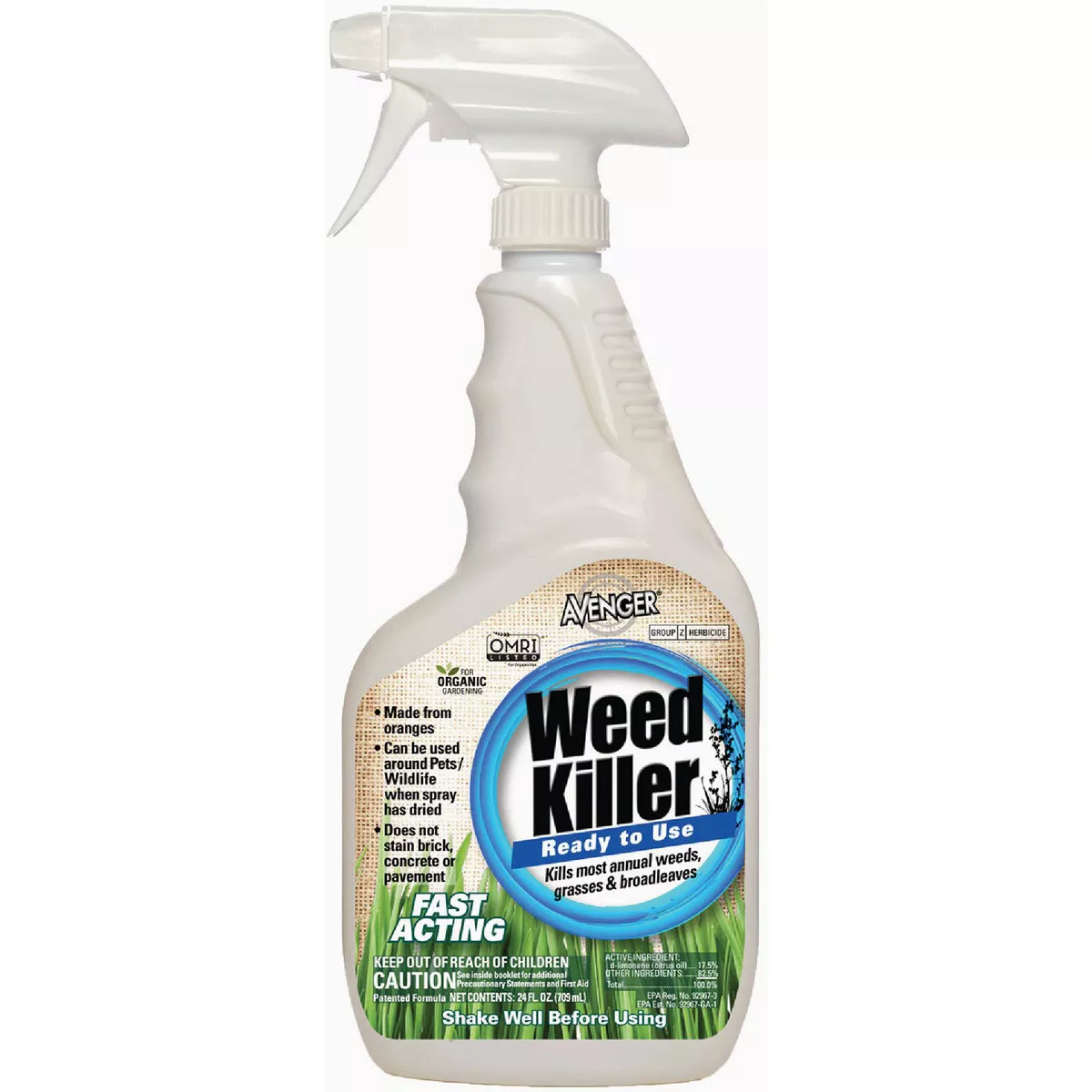 Avenger 24 Oz. Ready To Use Weed & Grass Killer