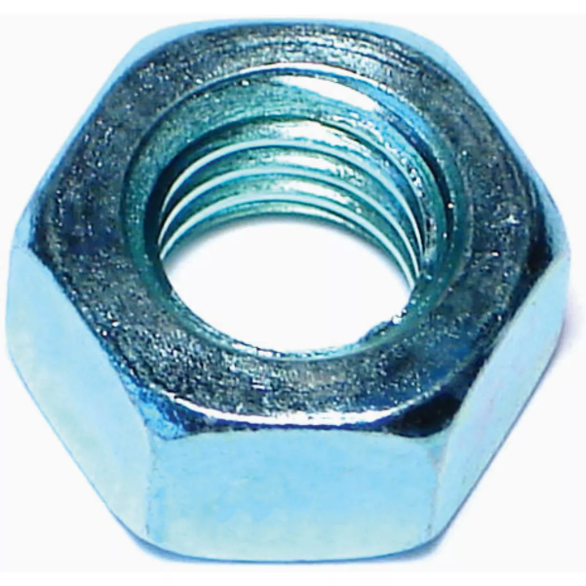 Midwest Fastener 7/16 In.-14 Green Rinsed Zinc Plated Grade 5 Steel Coarse Thread Hex Nuts (375 Ct.)