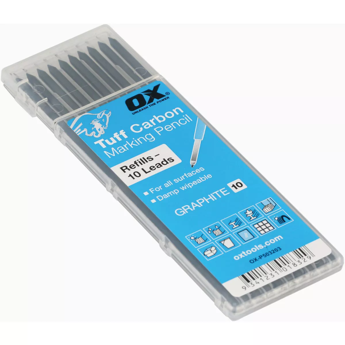 Ox Tuff Carbon Marking Pencil Graphite Leads (10-Pack)- - photo 2