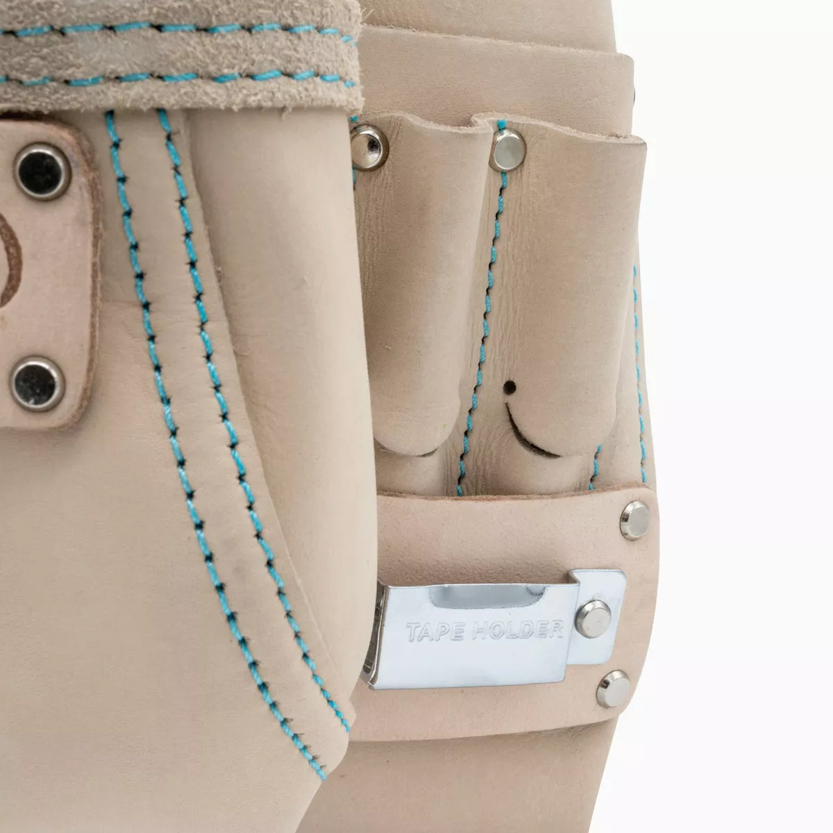 Ox Pro 10-Pocket White Leather Tool Pouch - photo 3