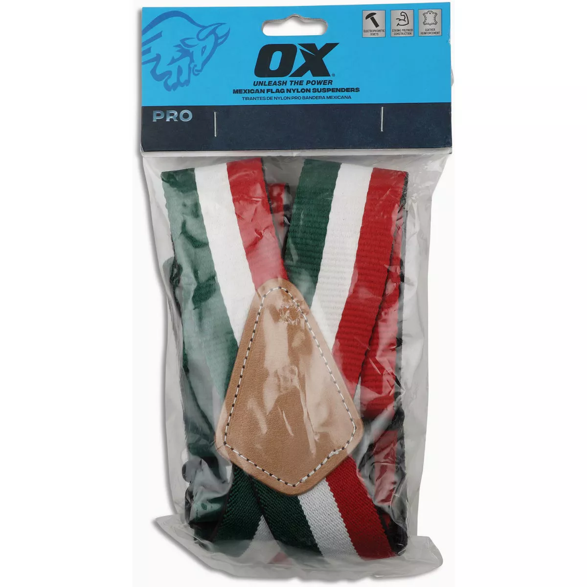 Ox Pro Mexican Flag Nylon Suspenders - photo 2