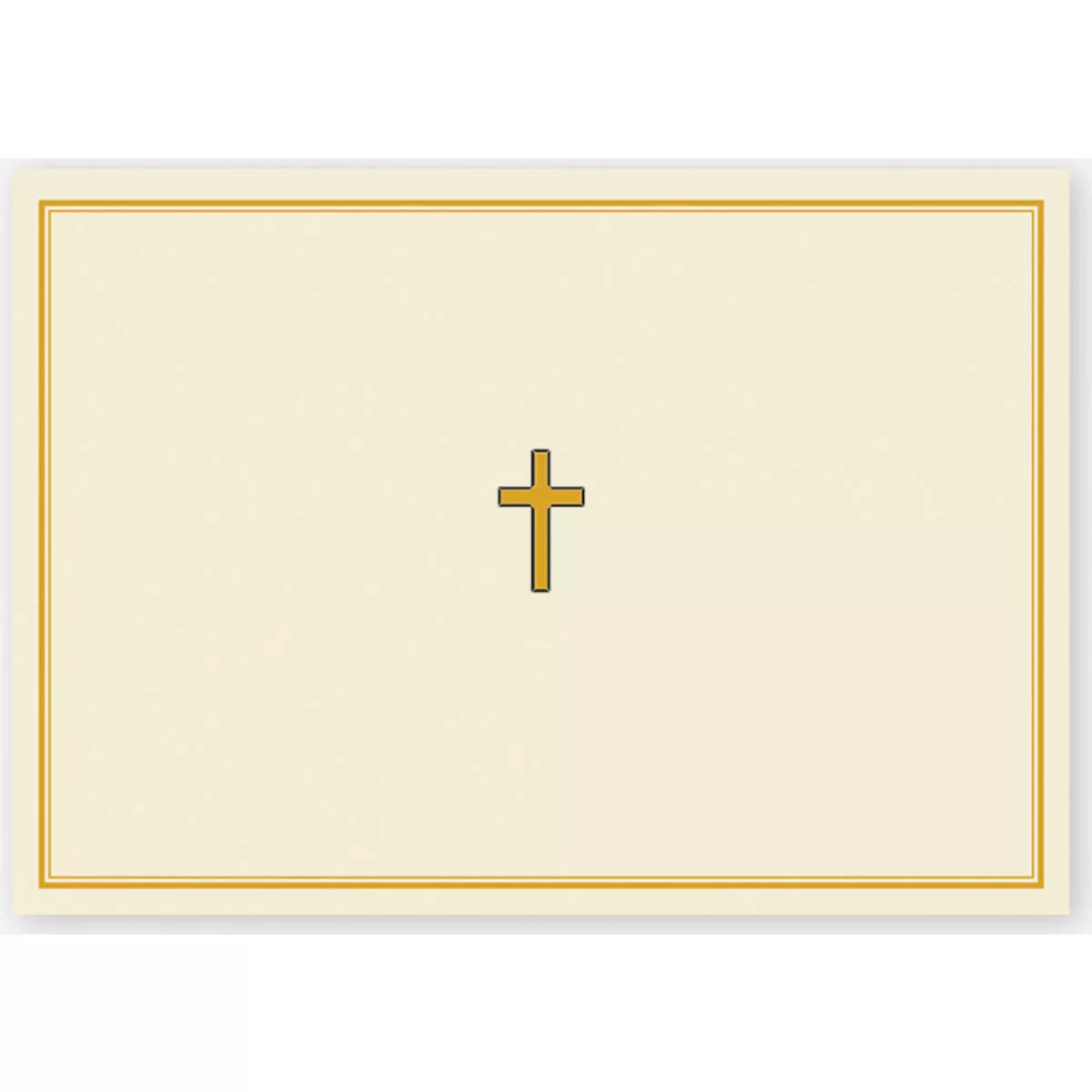 Peter Pauper Gold Cross Note Cards