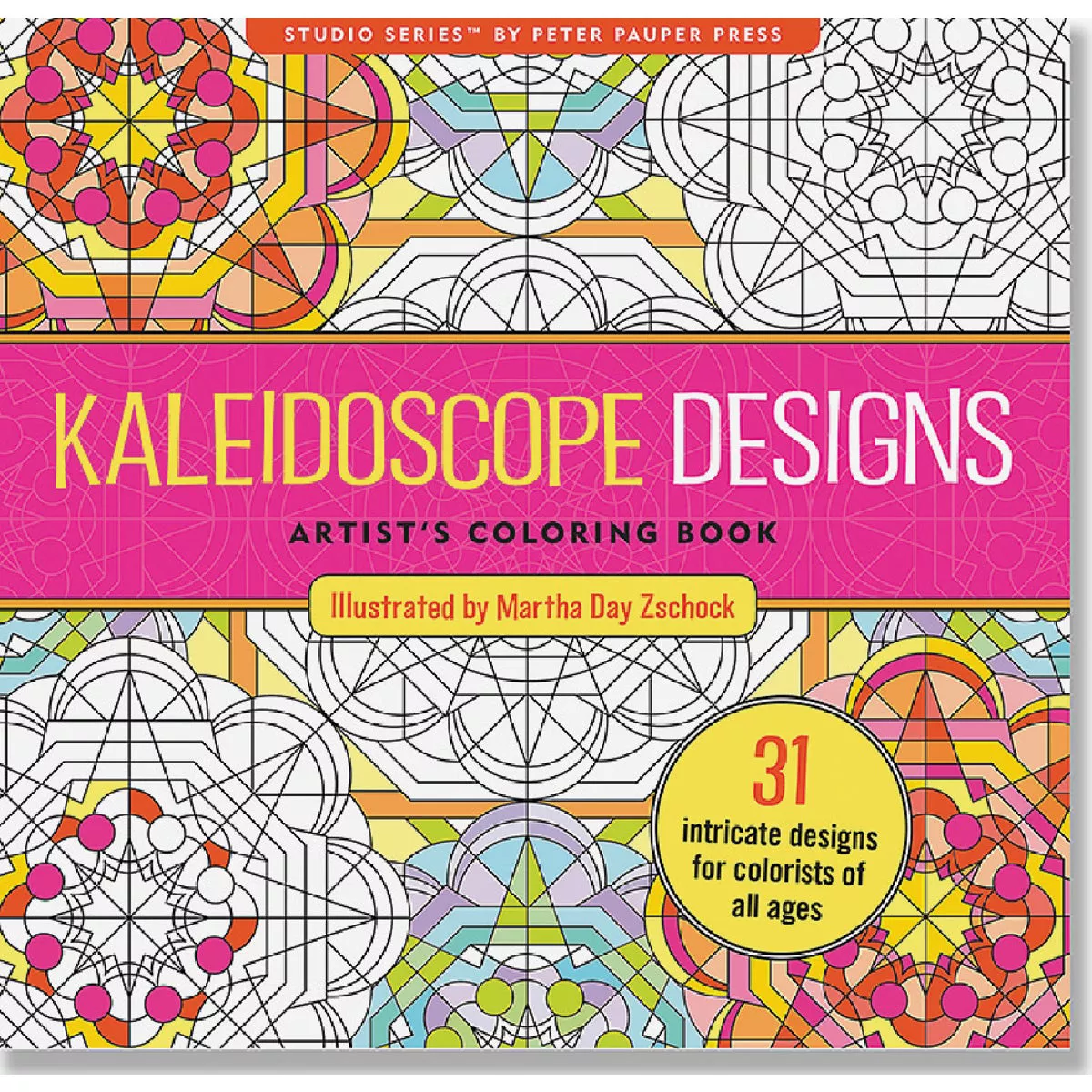 Peter Pauper Kaleidoscope Designs Artist's Coloring Book
