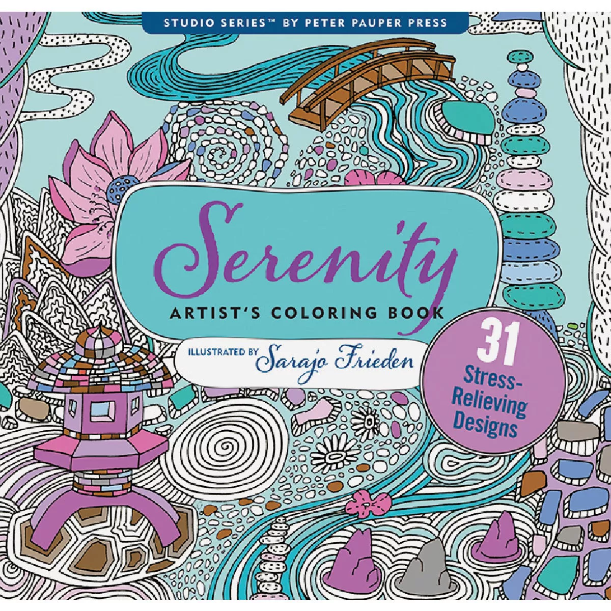 Peter Pauper Serenity Artist's Coloring Book