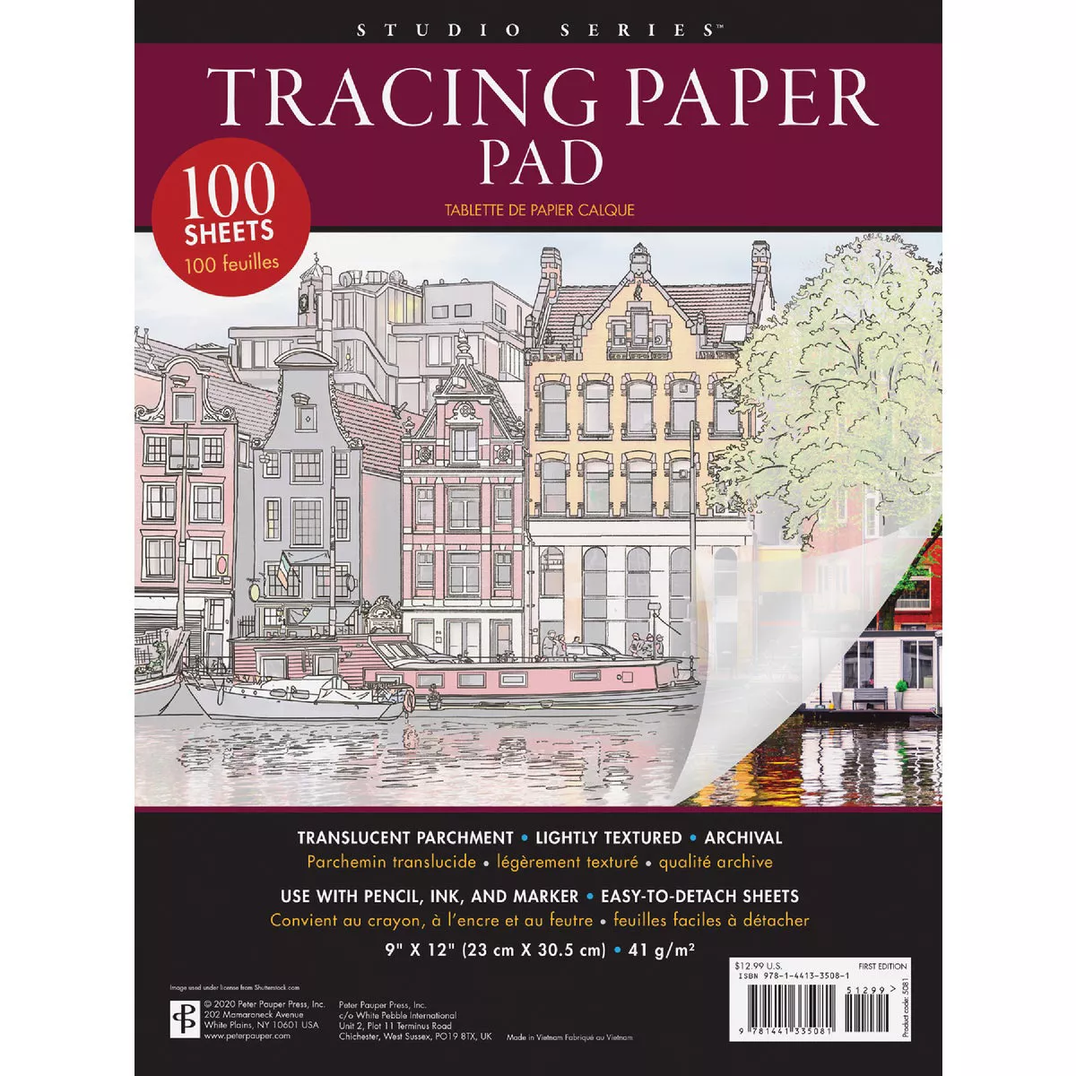 Peter Pauper Studio Series Tracing Paper Pad