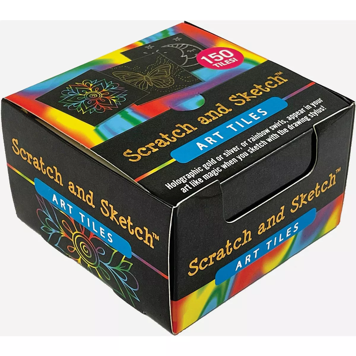Peter Pauper Scratch & Sketch Art Tiles