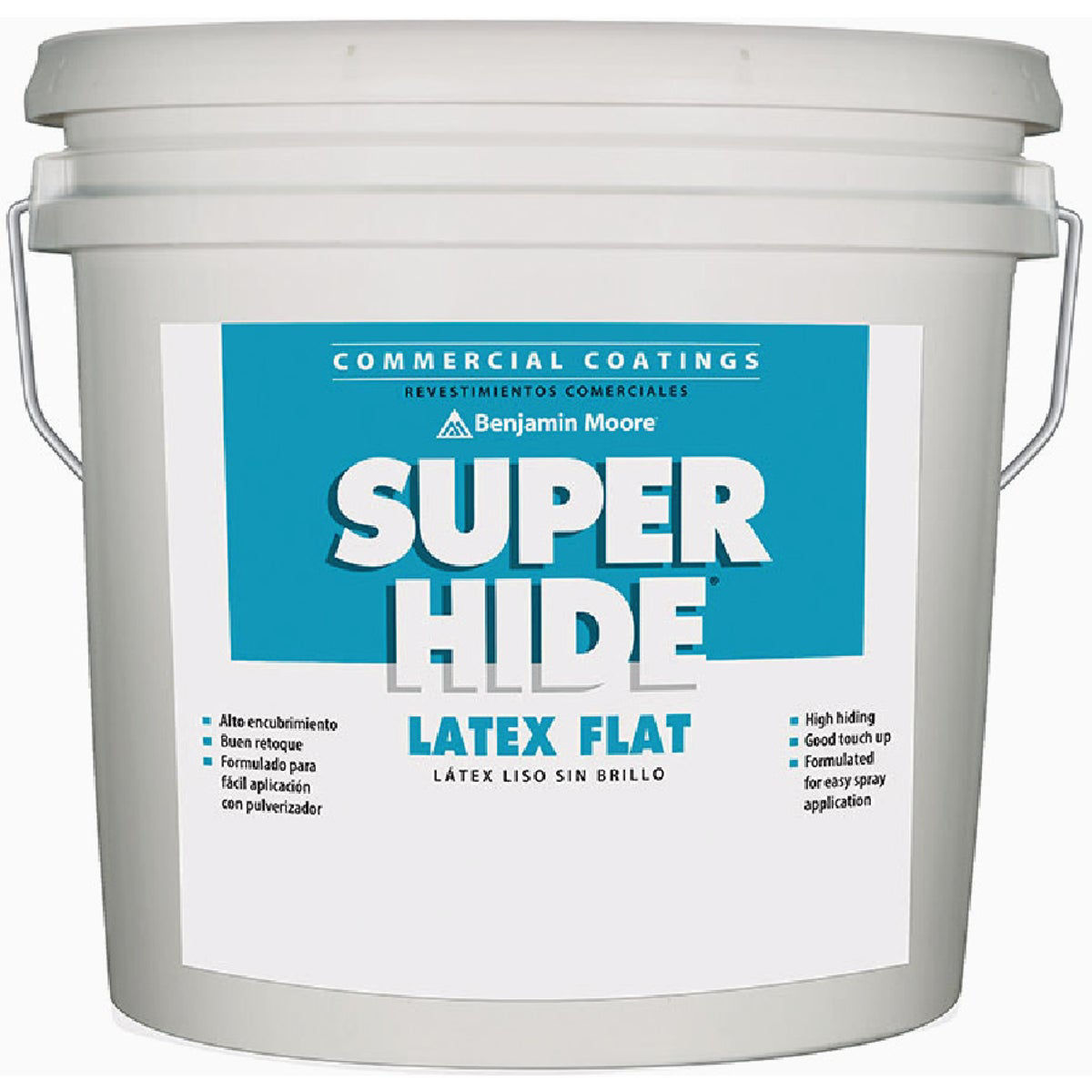 Benjamin Moore Super Hide Acrylic Blended Latex Flat Interior Wall